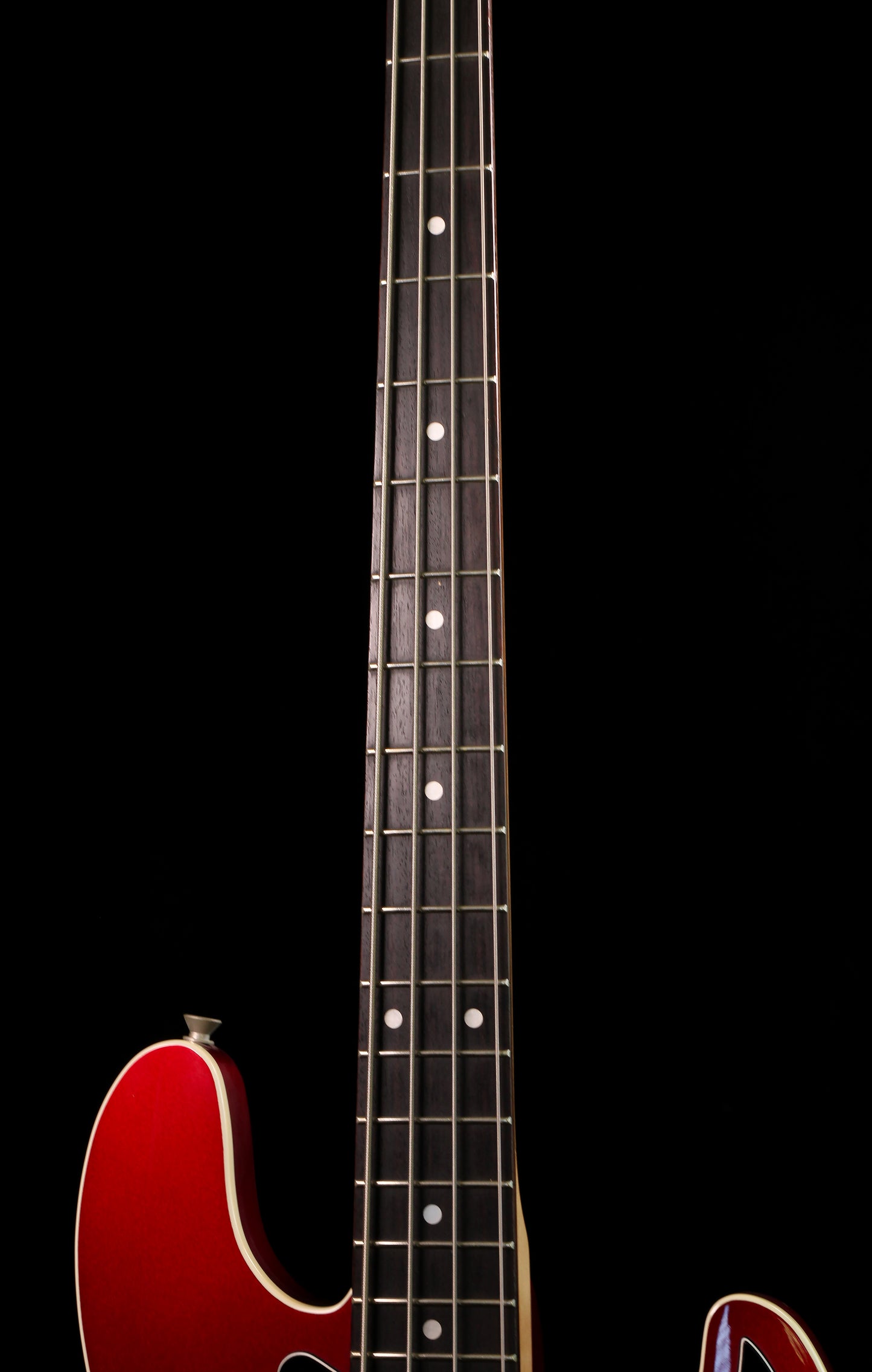 Fender Japan Aerodyne AJB Medium Scale Jazz Bass Candy Apple Red