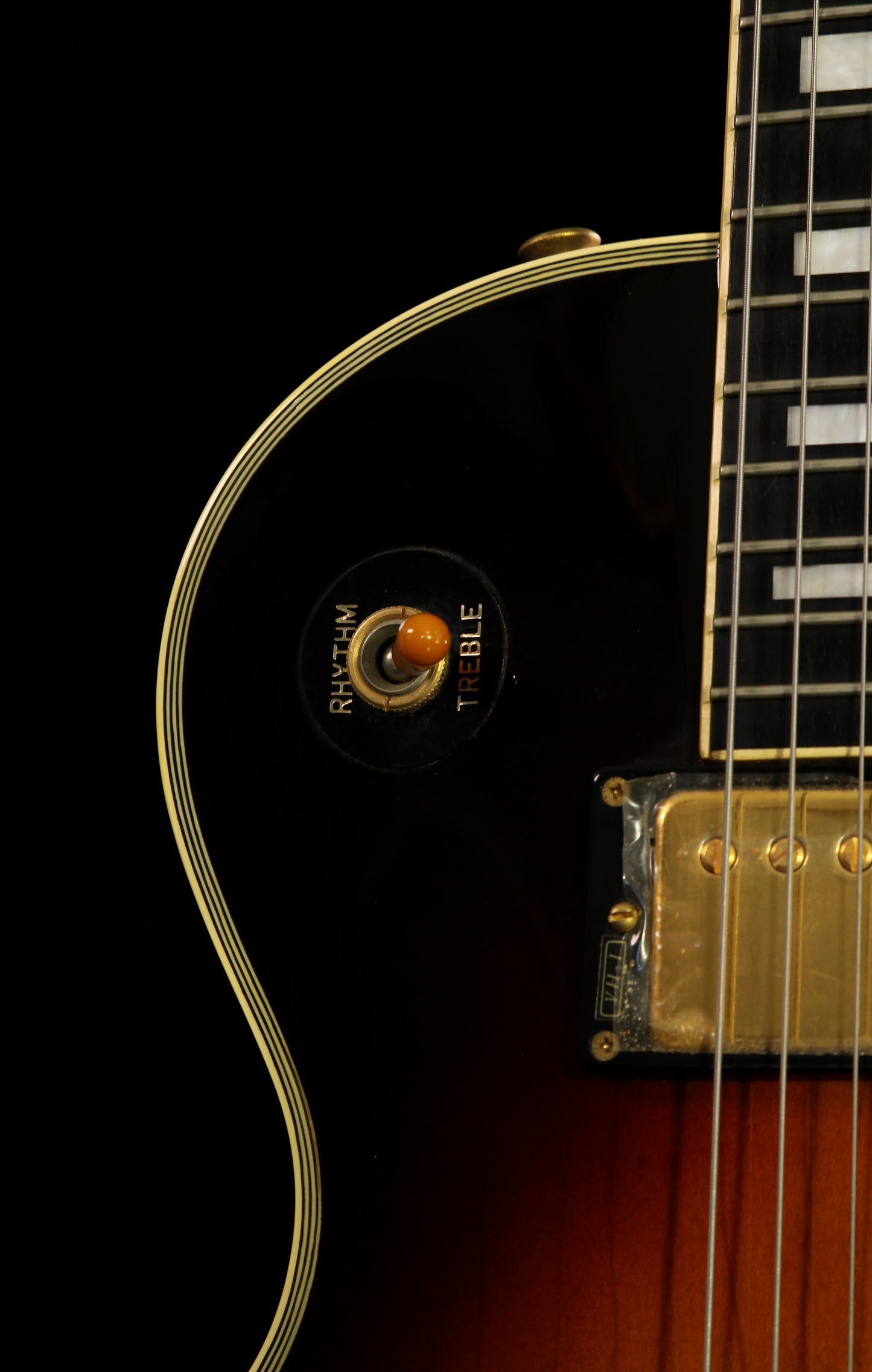 Burny RLC-70 Les Paul Custom MIJ Tobacco Sunburst