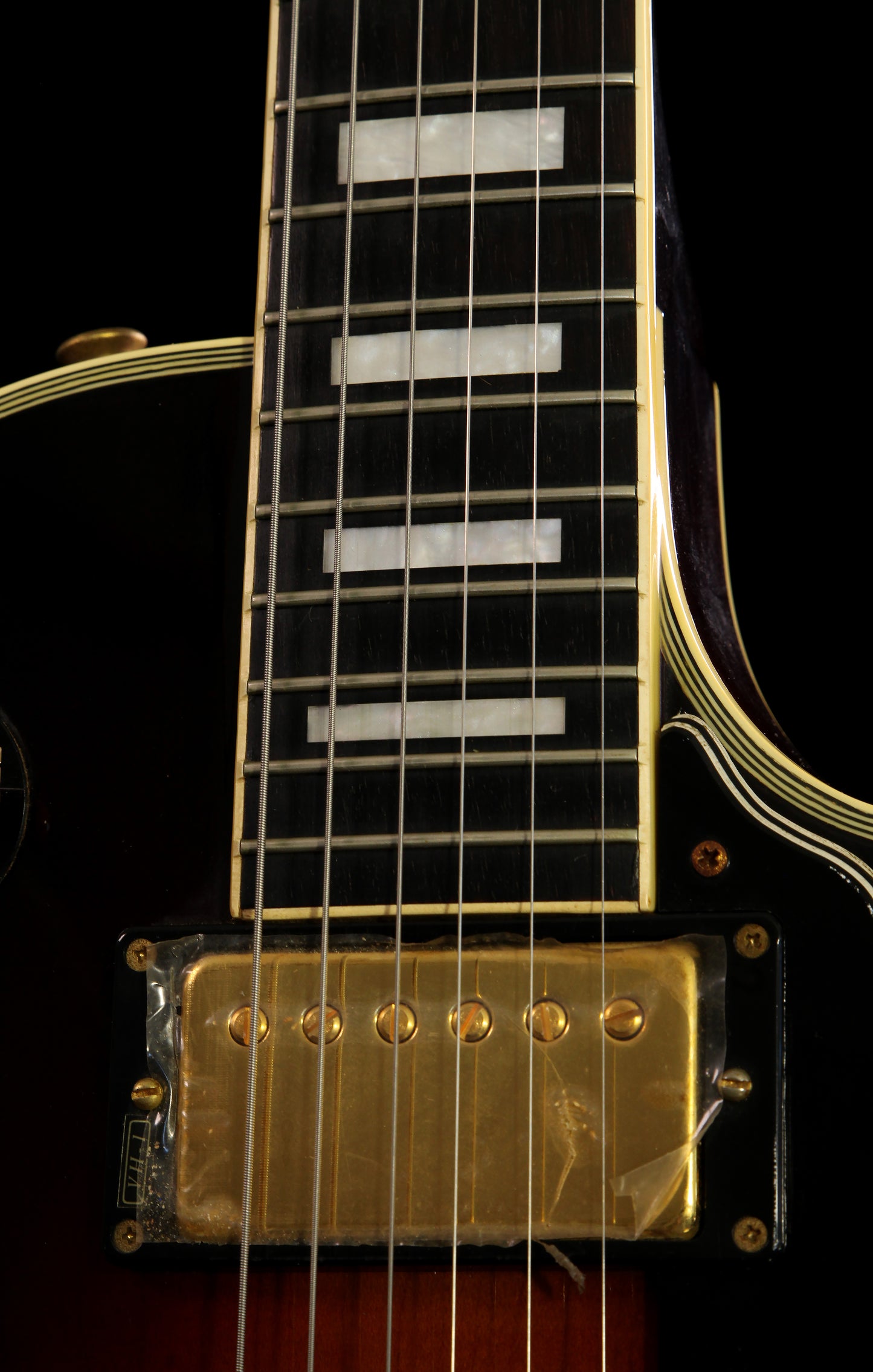 Burny RLC-70 Les Paul Custom MIJ Tobacco Sunburst