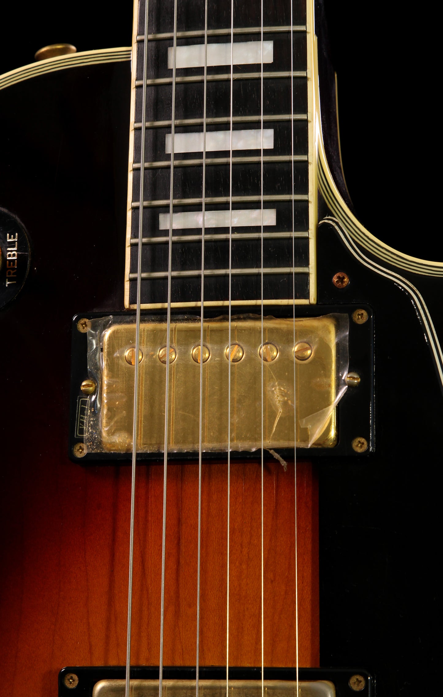 Burny RLC-70 Les Paul Custom MIJ Tobacco Sunburst