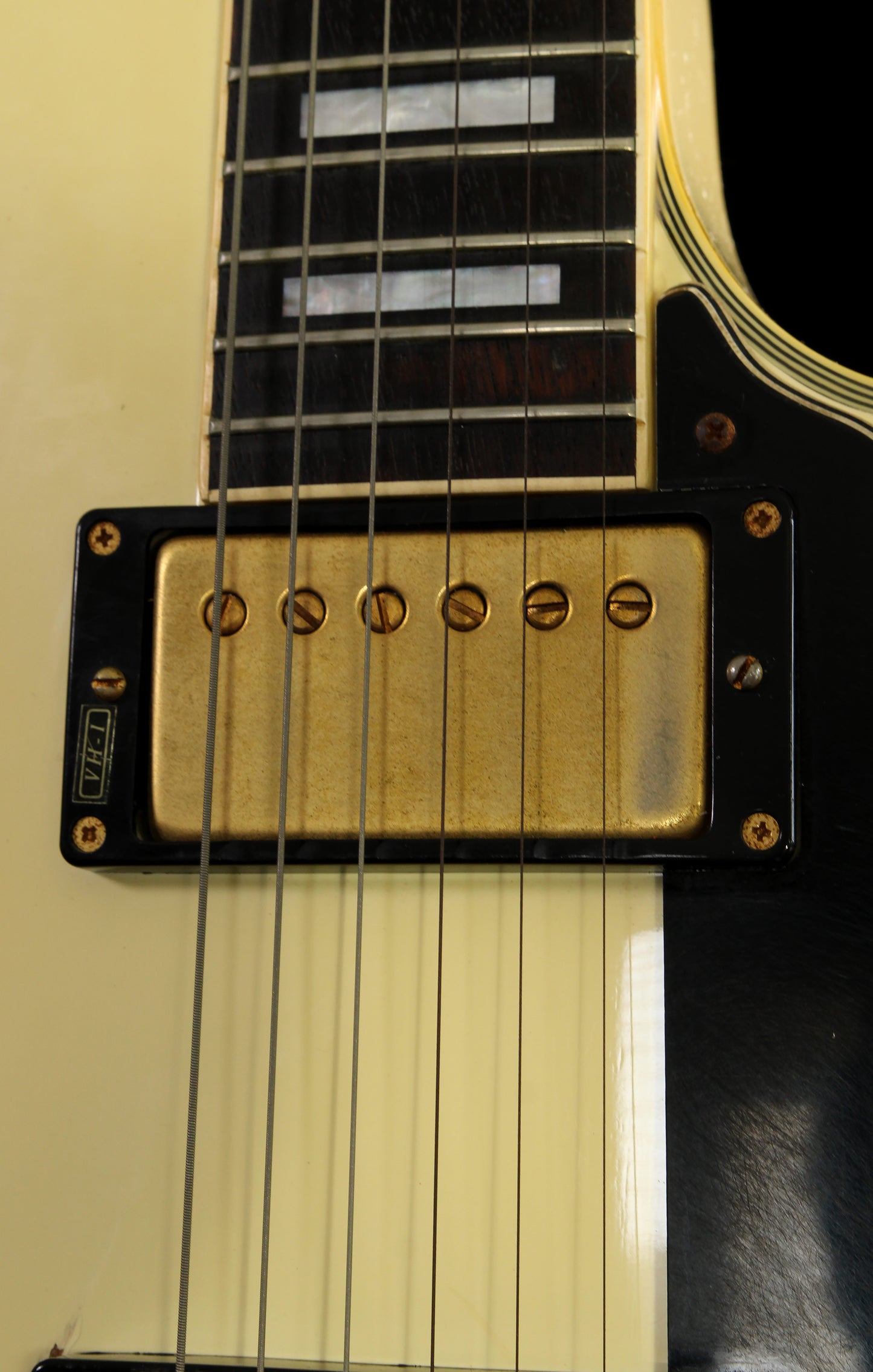 Burny RLC-70 Les Paul Custom MIJ Antique White