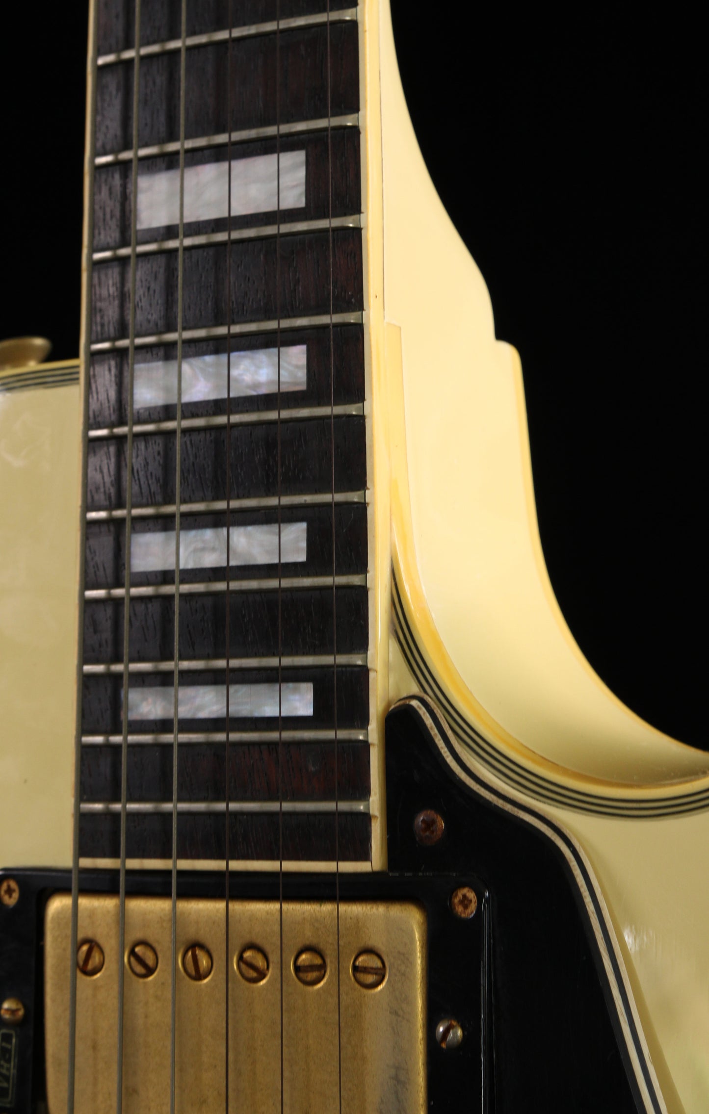 Burny RLC-70 Les Paul Custom MIJ Antique White