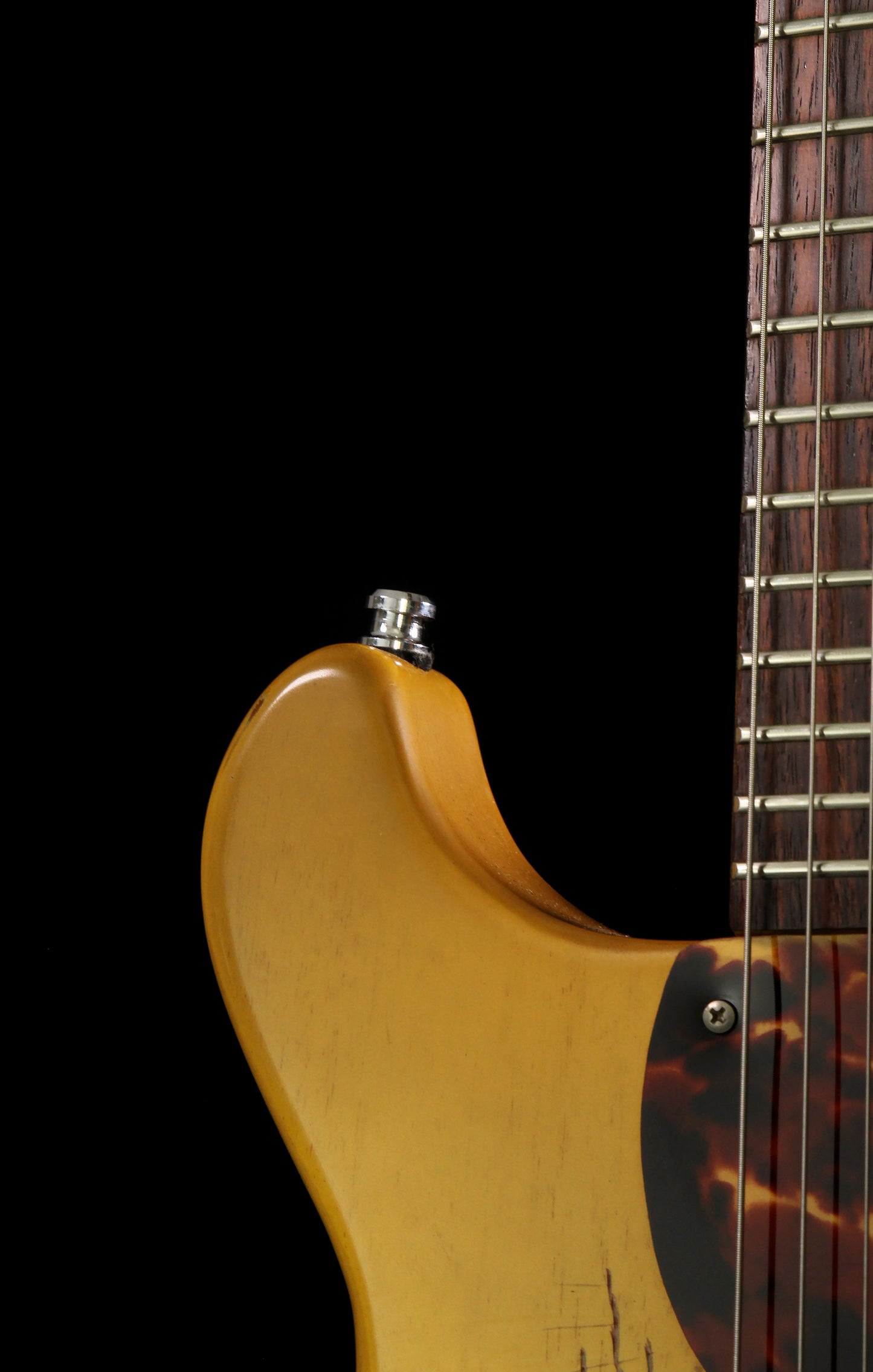 Edwards by ESP EJR-80LT LP Junior Double Cut Relic TV Yellow 2005 Seymour Duncan P90 and Upgraded Bridge