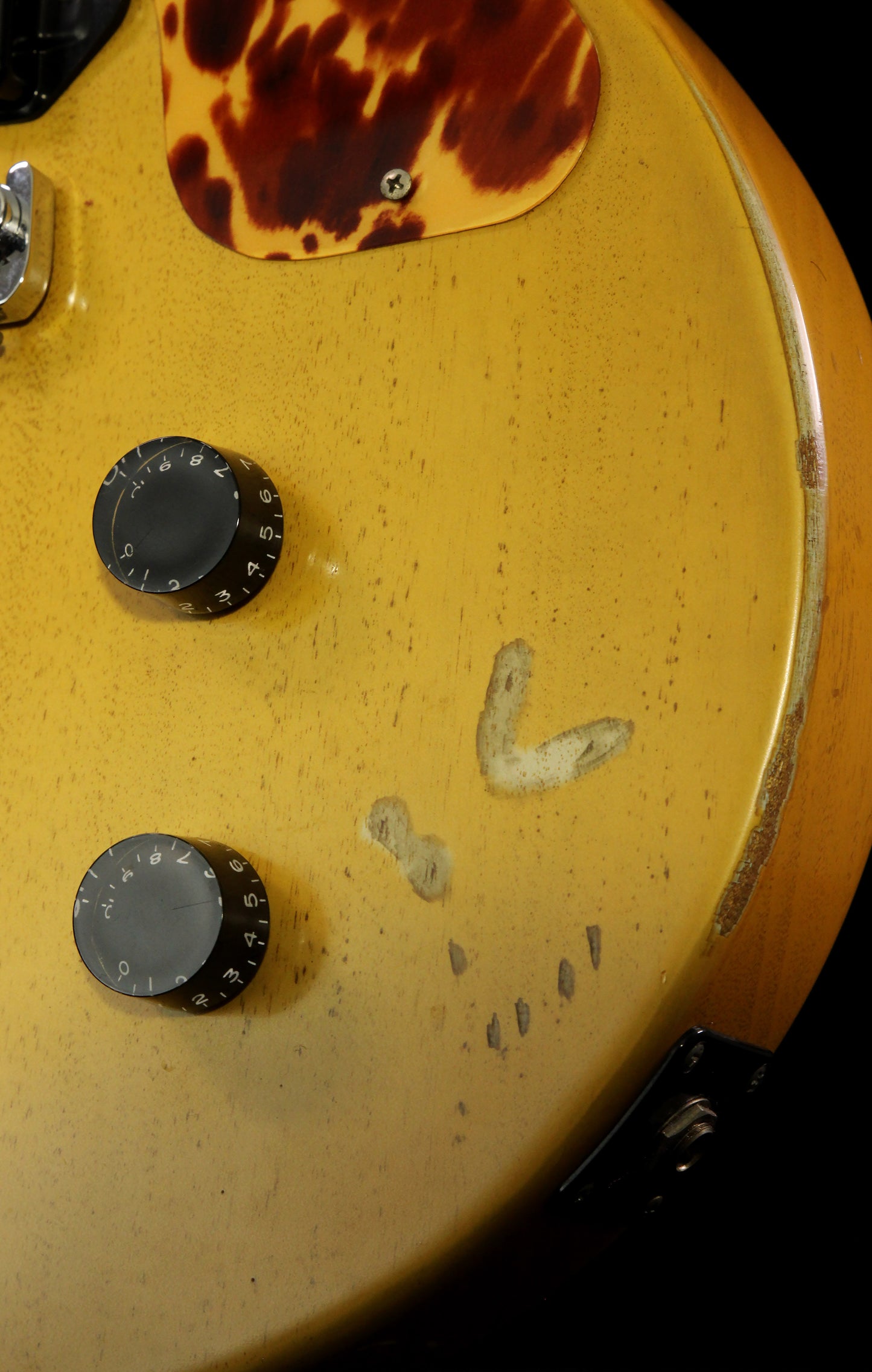 Edwards by ESP EJR-80LT LP Junior Double Cut Relic TV Yellow 2005 Seymour Duncan P90 and Upgraded Bridge