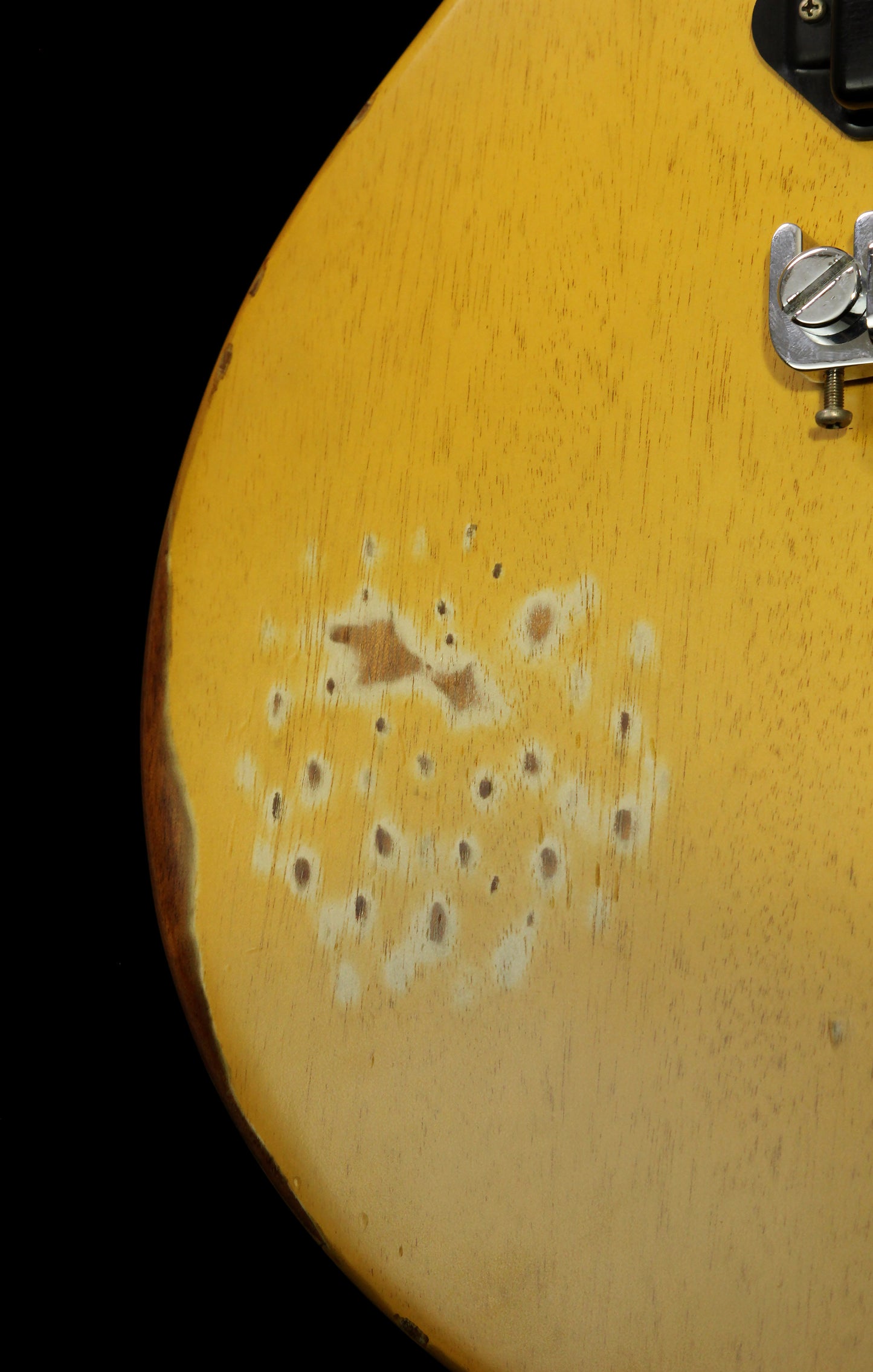 Edwards by ESP EJR-80LT LP Junior Double Cut Relic TV Yellow 2005 Seymour Duncan P90 and Upgraded Bridge