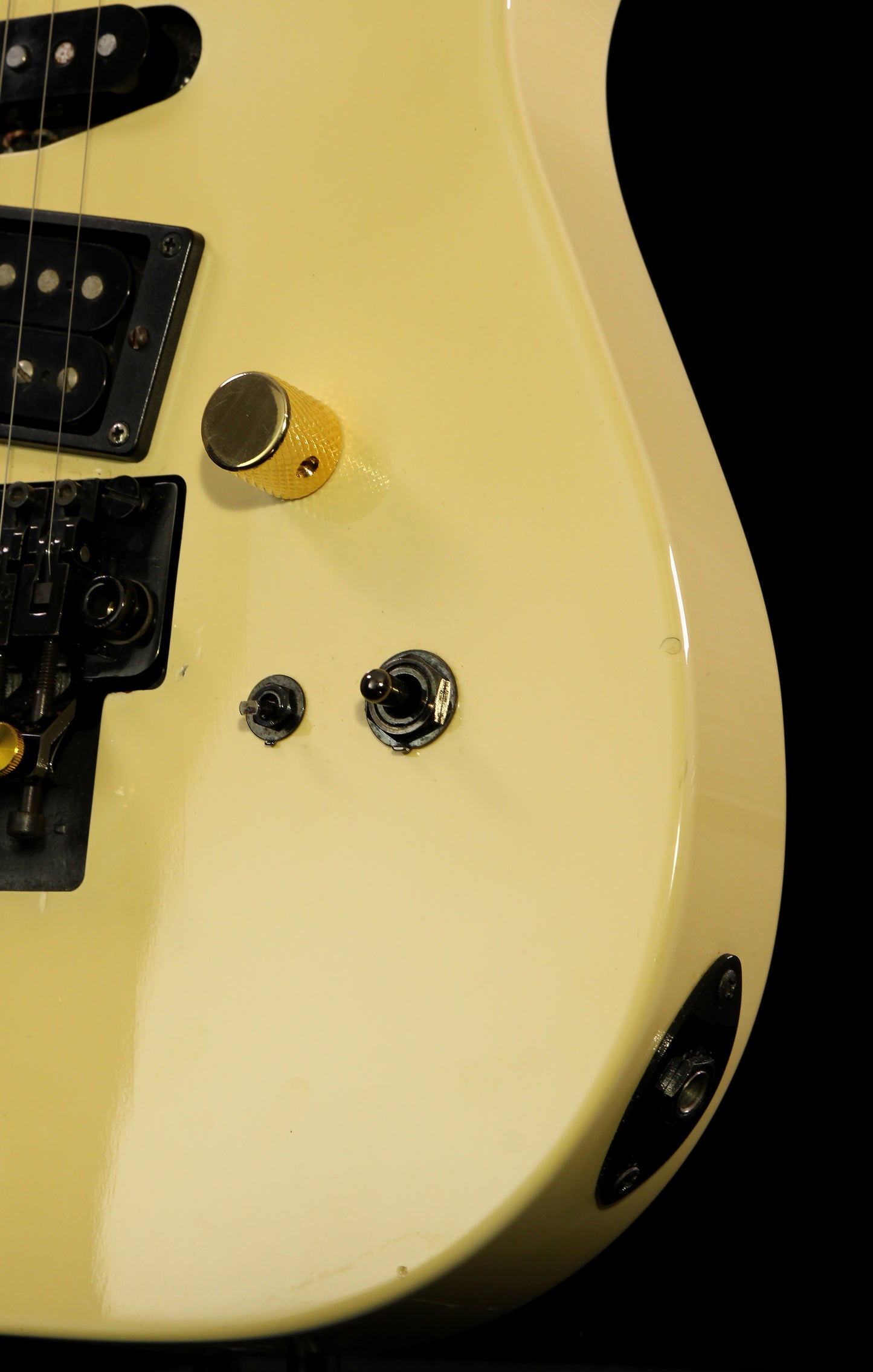 ESP Modded Dinky White Seymour Duncan Van Zandt Pickups Original Floyd Rose 1987