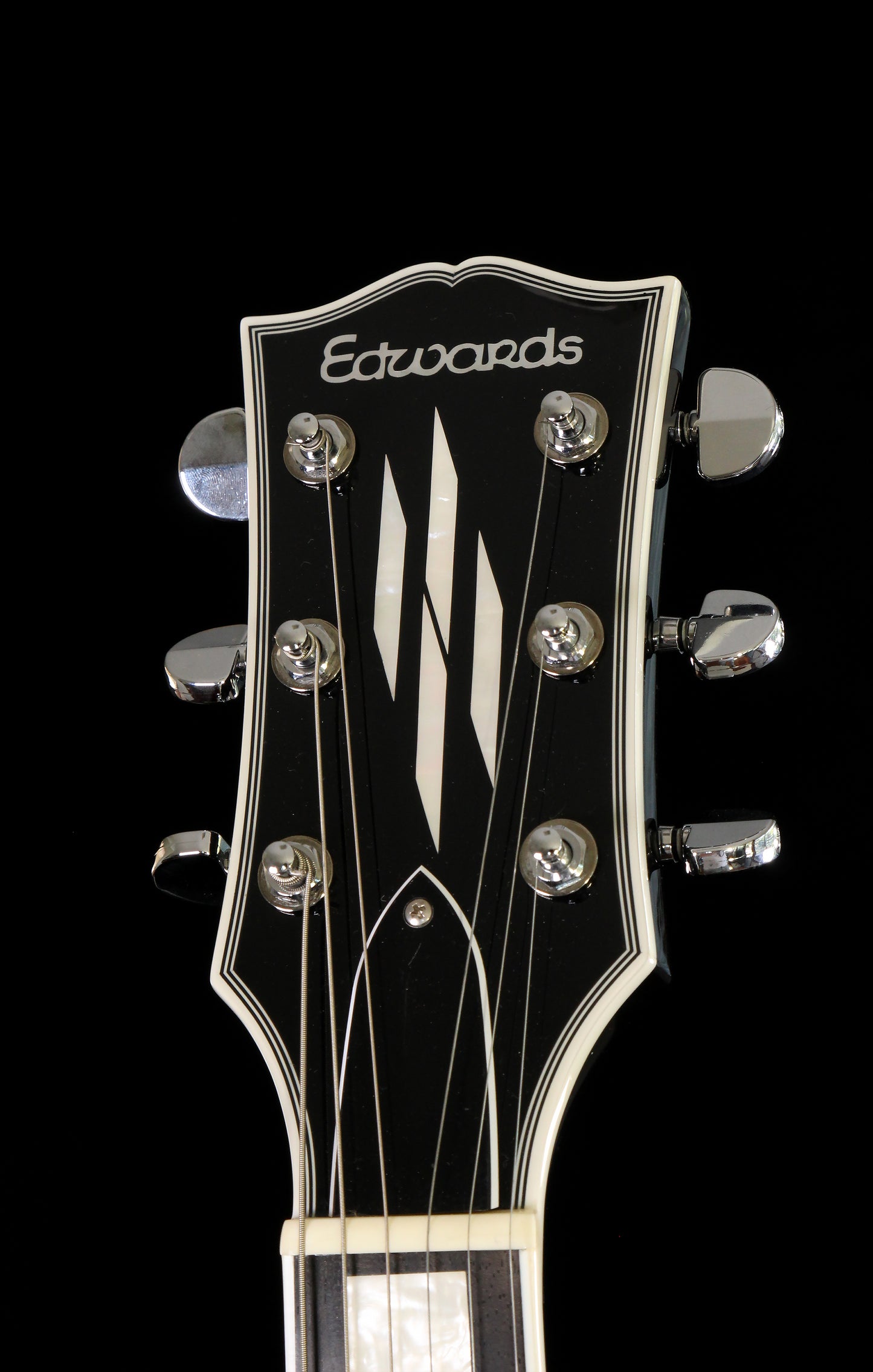 Edwards by ESP E-LP-130CD JS John Sykes Ebony Seymour Duncan
