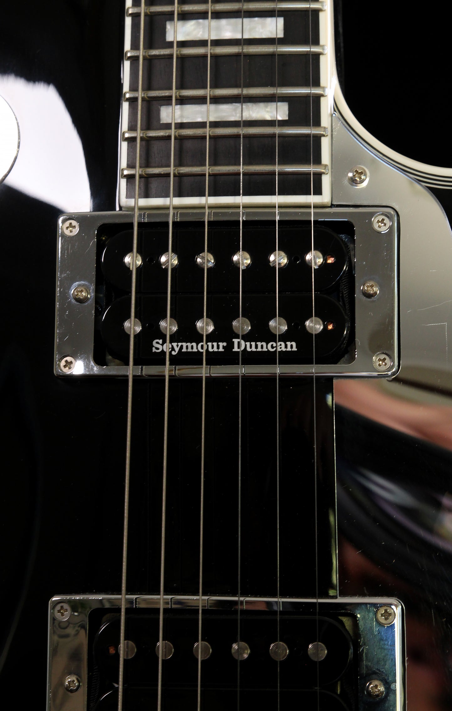 Edwards by ESP E-LP-130CD JS John Sykes Ebony Seymour Duncan