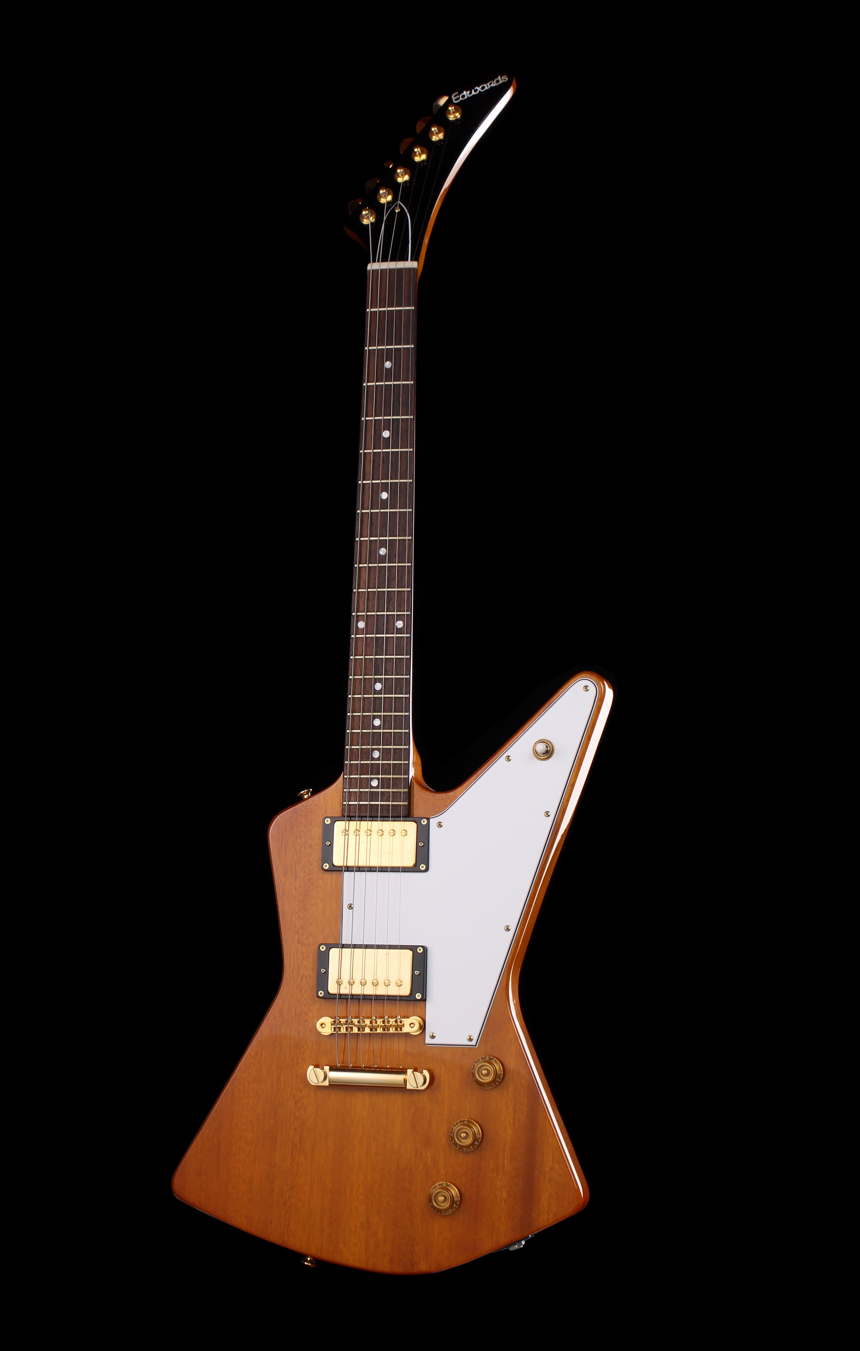 Edwards by ESP E-EX-STD Eric Clapton Elbow Cut Explorer Natural