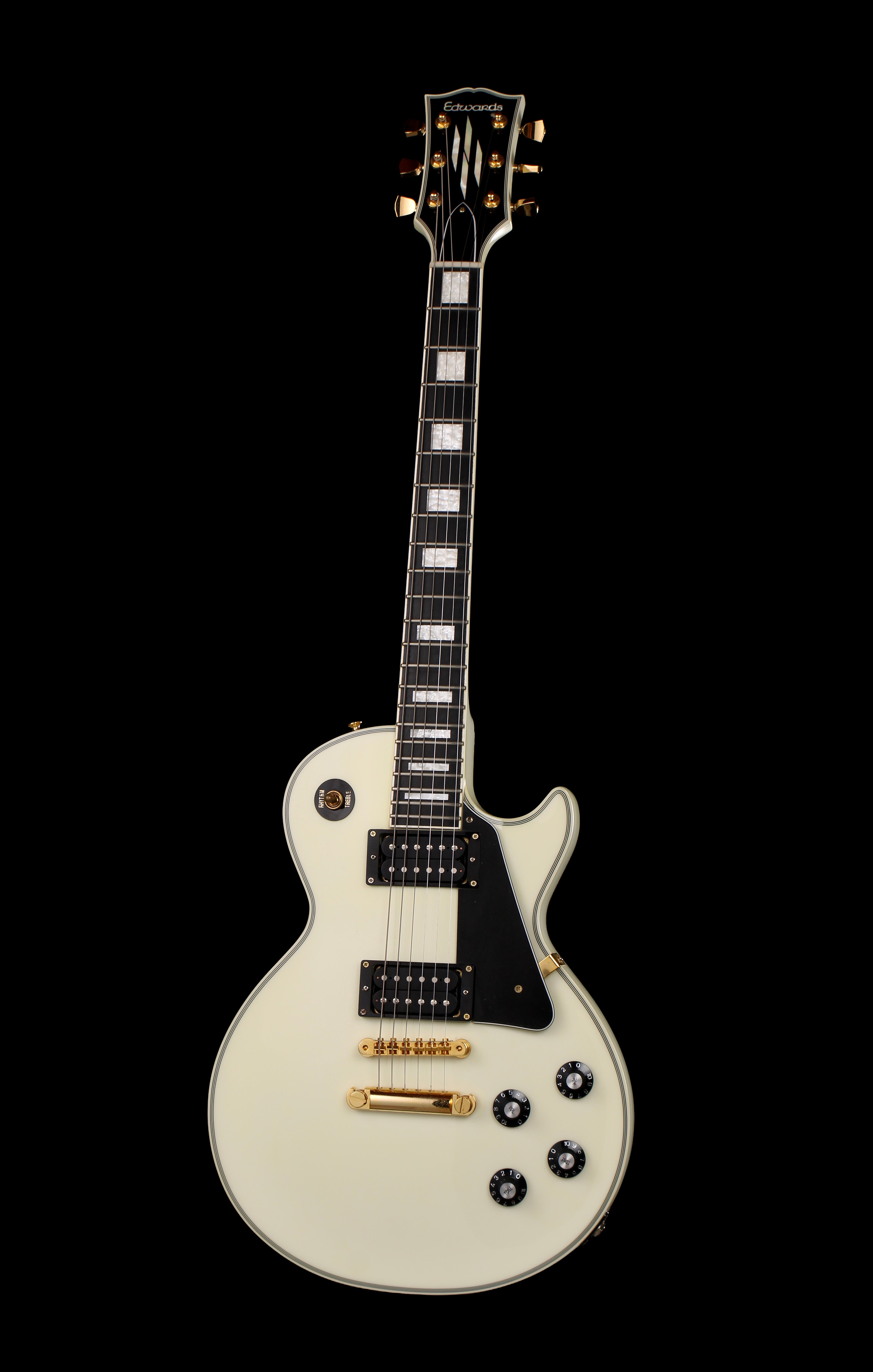 Edwards by ESP E-LPC Les Paul Custom White 2018 – Soul Drifter Guitars