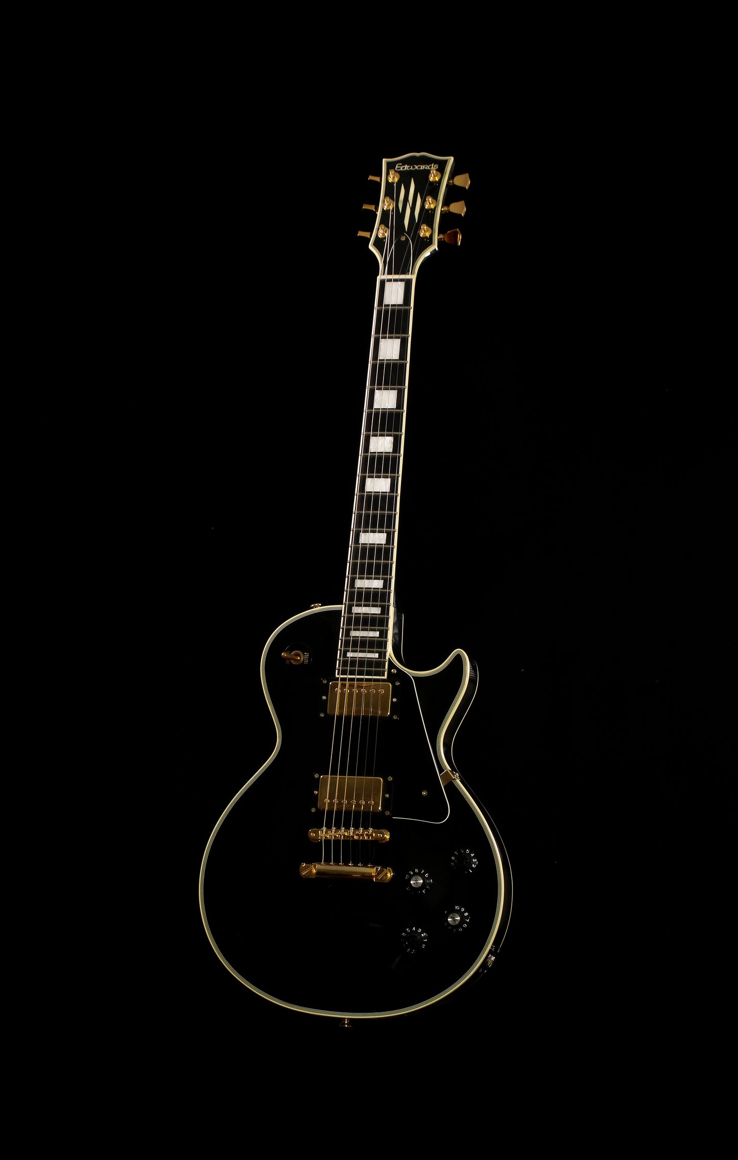 Edwards by ESP E-LP-92CD Les Paul Custom Ebony