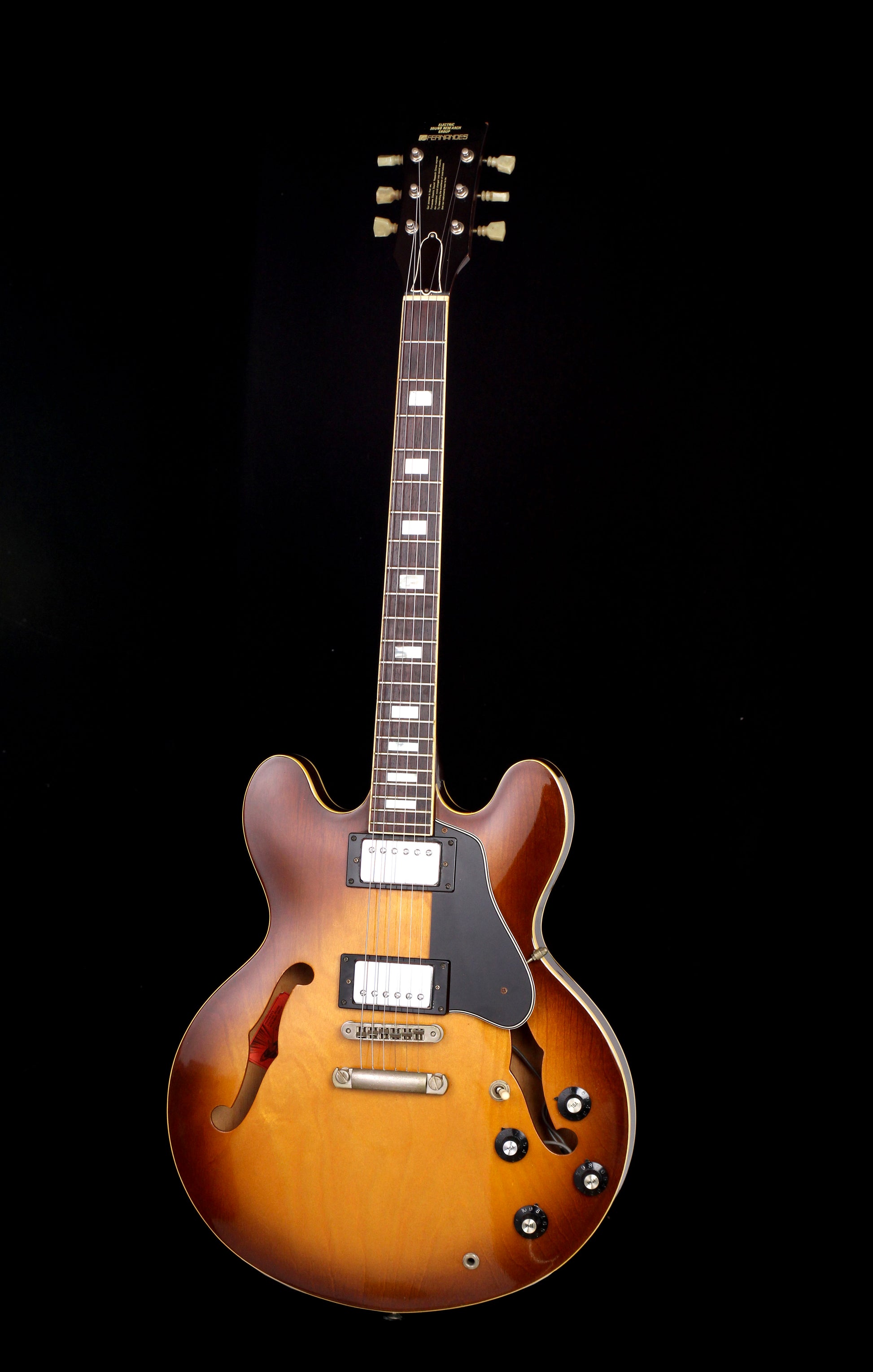 Fernandes FSA-60 Made in Japan ES-335 Brown Sunburst 1978