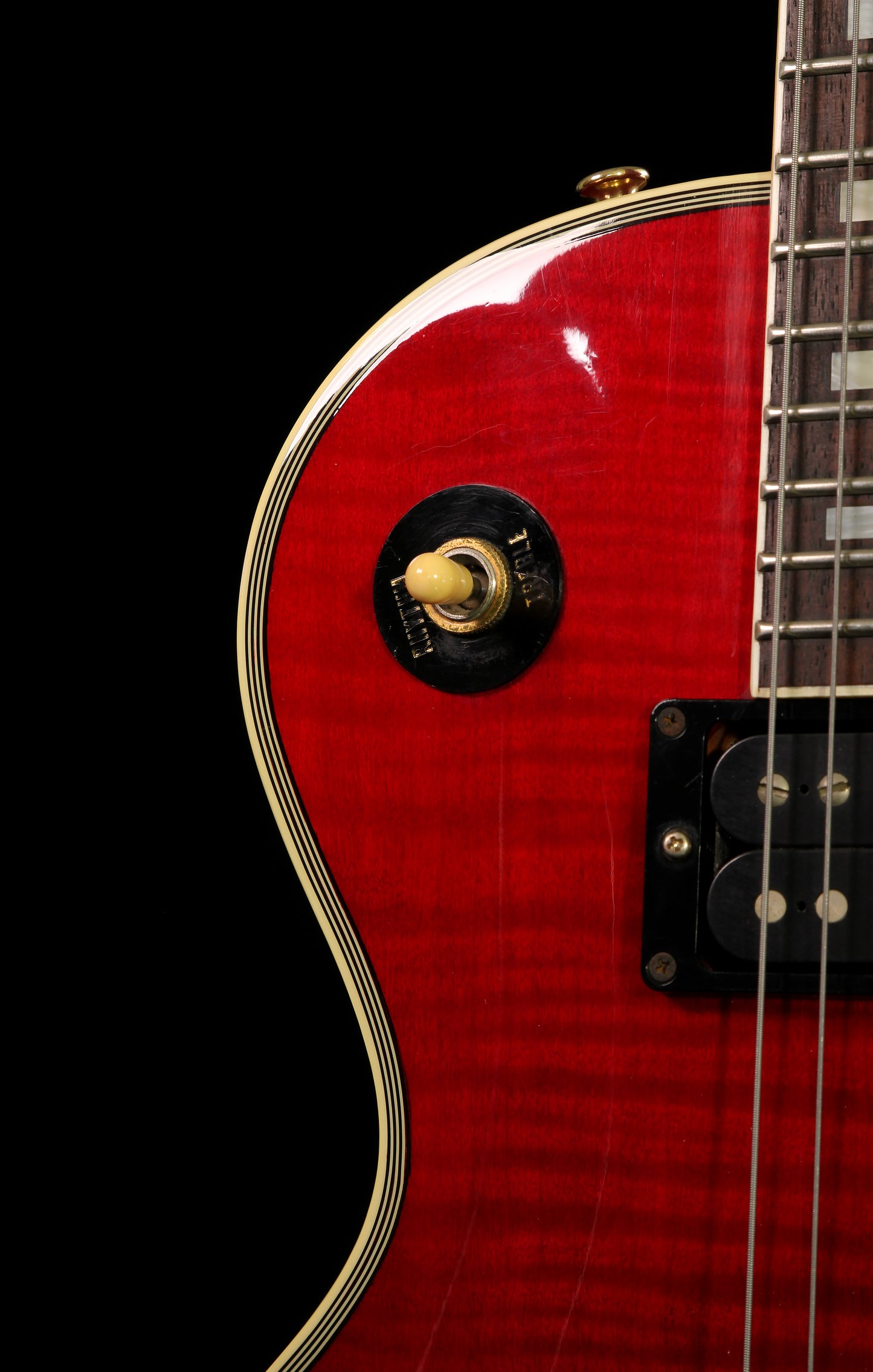 Greco EGC Les Paul Custom MIJ Transparent Wine Red 1987