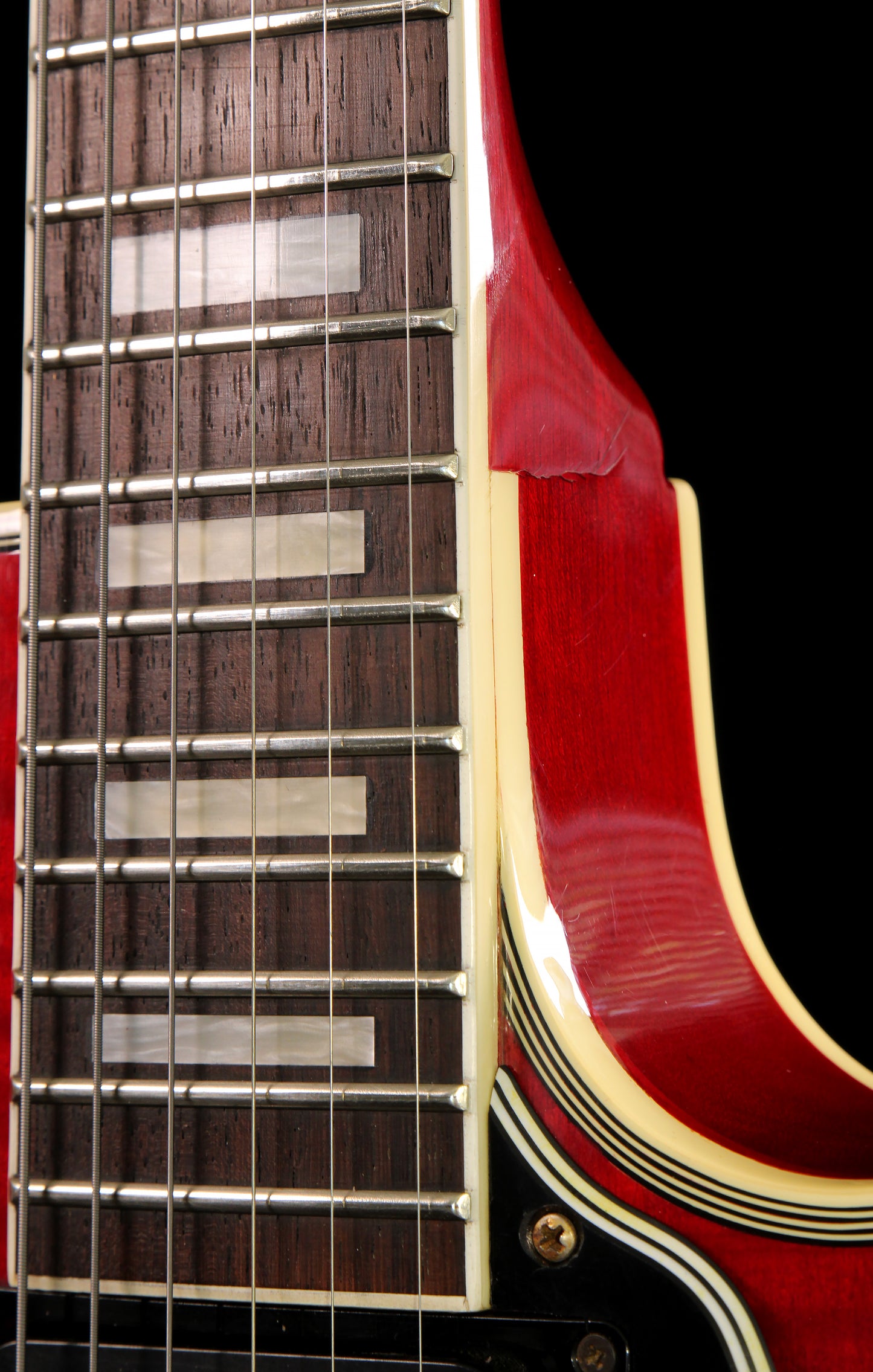 Greco EGC Les Paul Custom MIJ Transparent Wine Red 1987