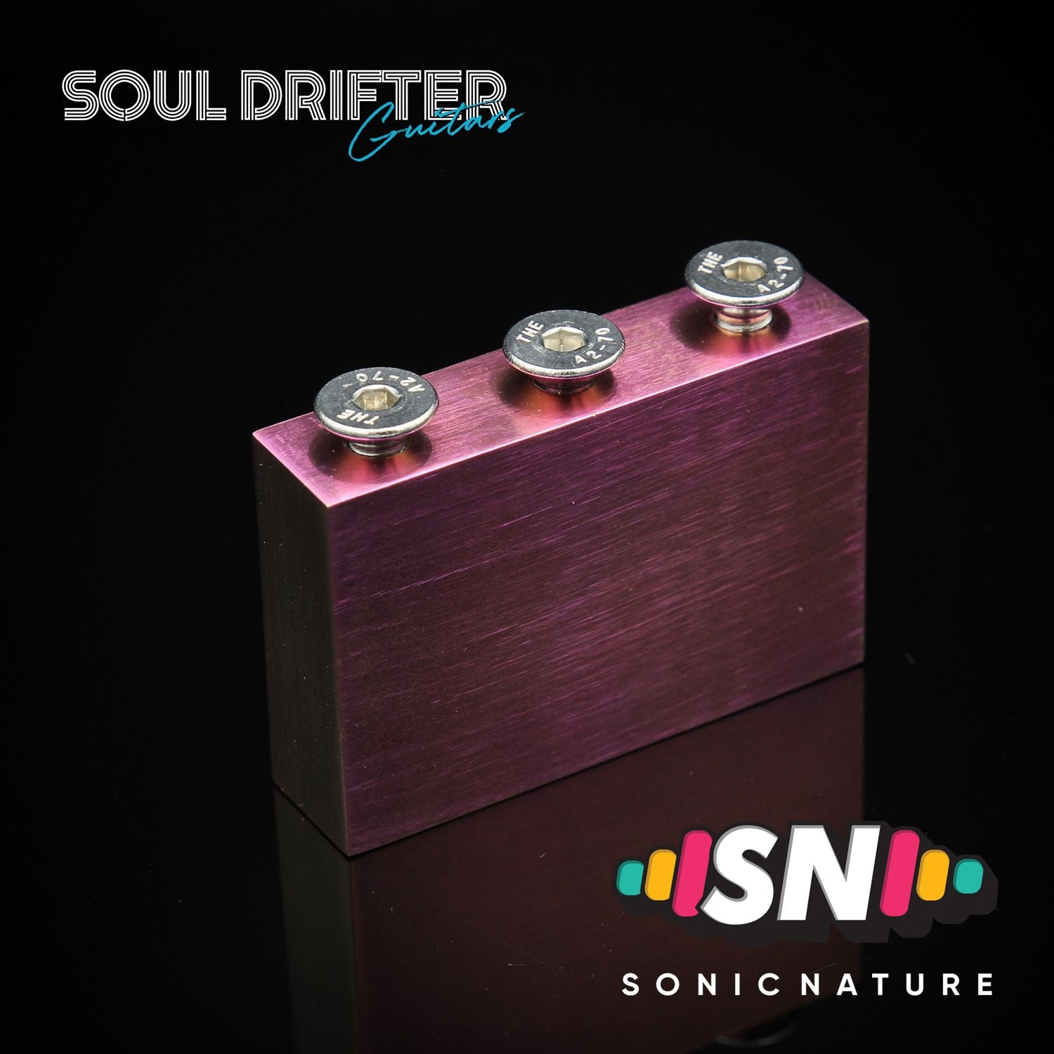 Sonic Nature GR5 Titanium Block for FR (34 mm) - Purple