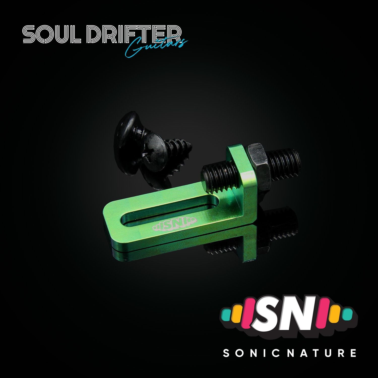 Sonic Nature Titanium Tremolo Stopper – Dive Only Mode Stabilizer - Green