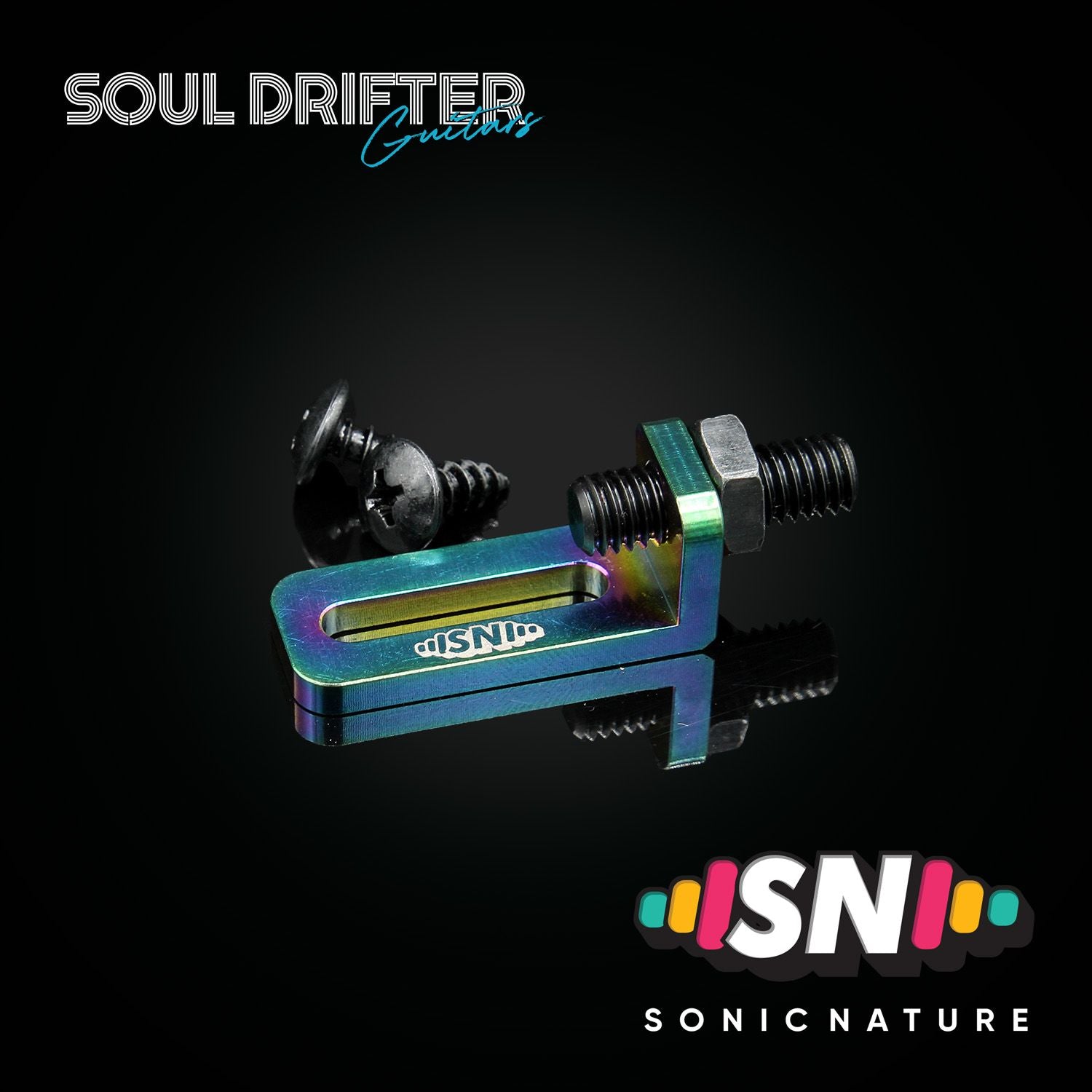 Sonic Nature Titanium Tremolo Stopper – Dive Only Mode Stabilizer - Rainbow