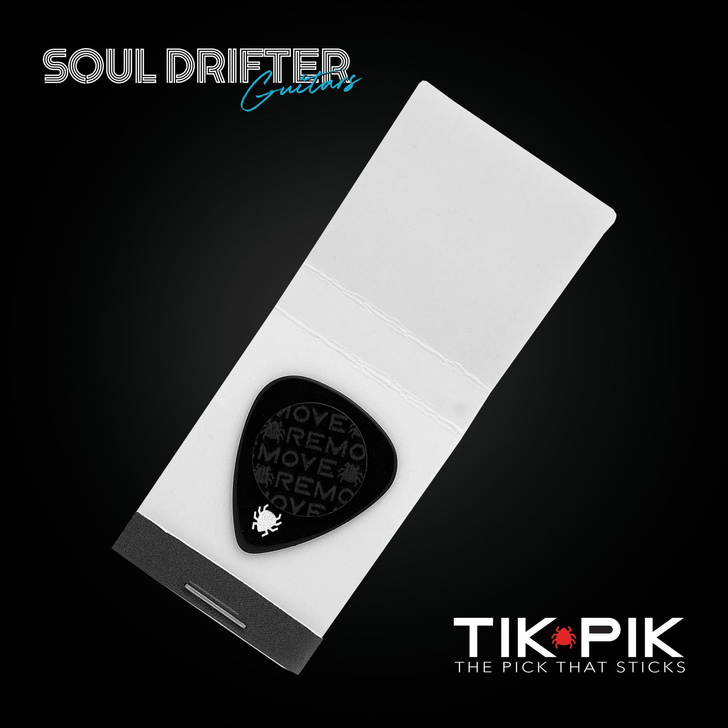 TIK PIK Matchbook Single Pick - Thin
