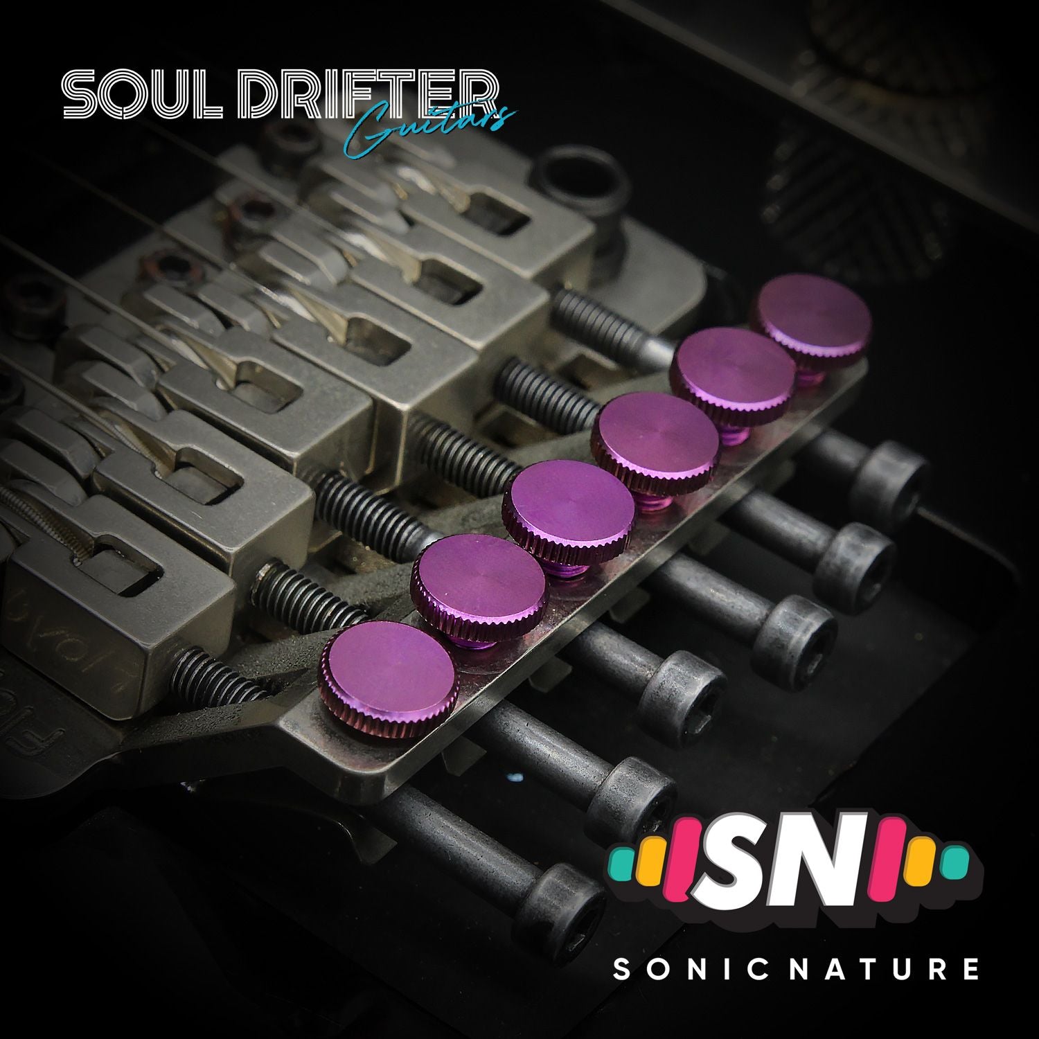 Sonic Nature GR5 Titanium Fine-Tuning Screws - Purple