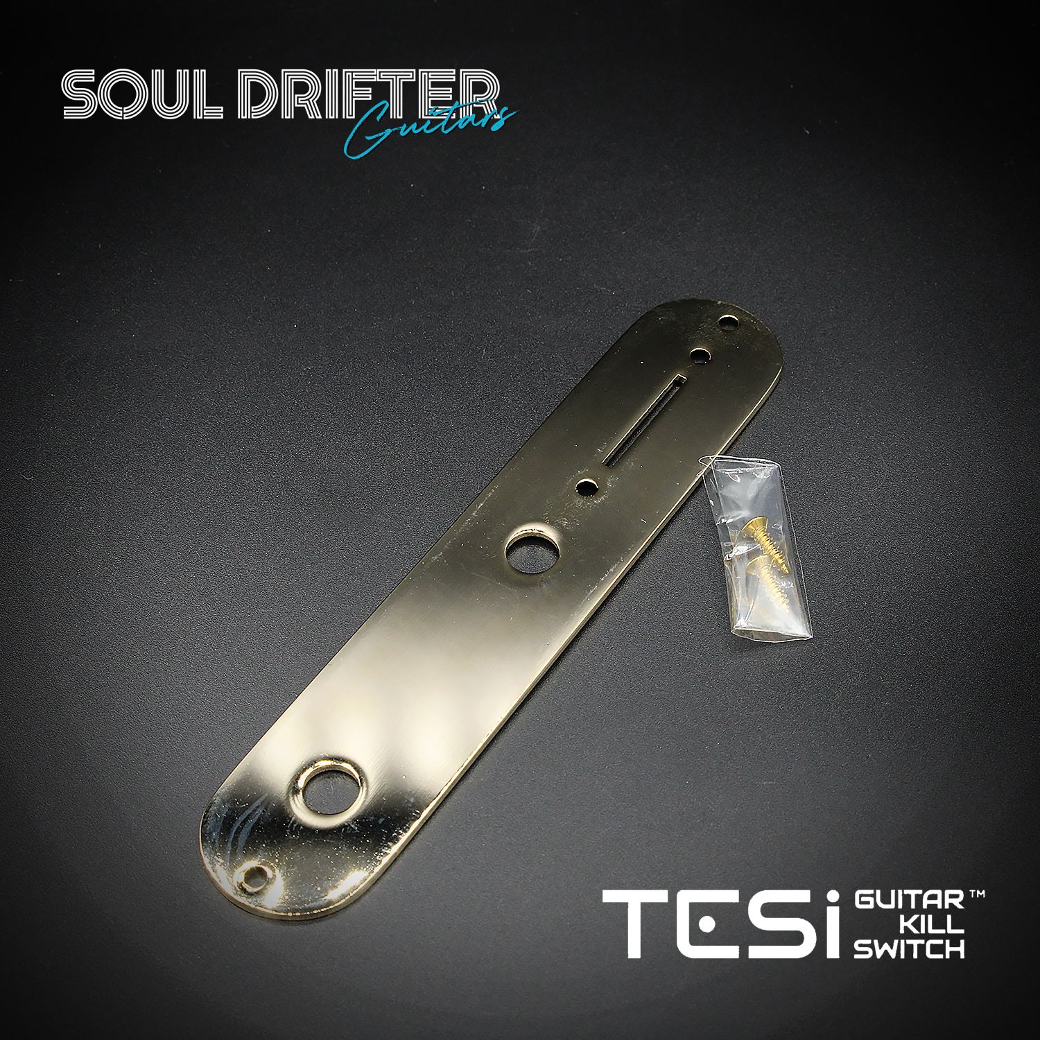 Tesi Telecaster Control Plate - Gold