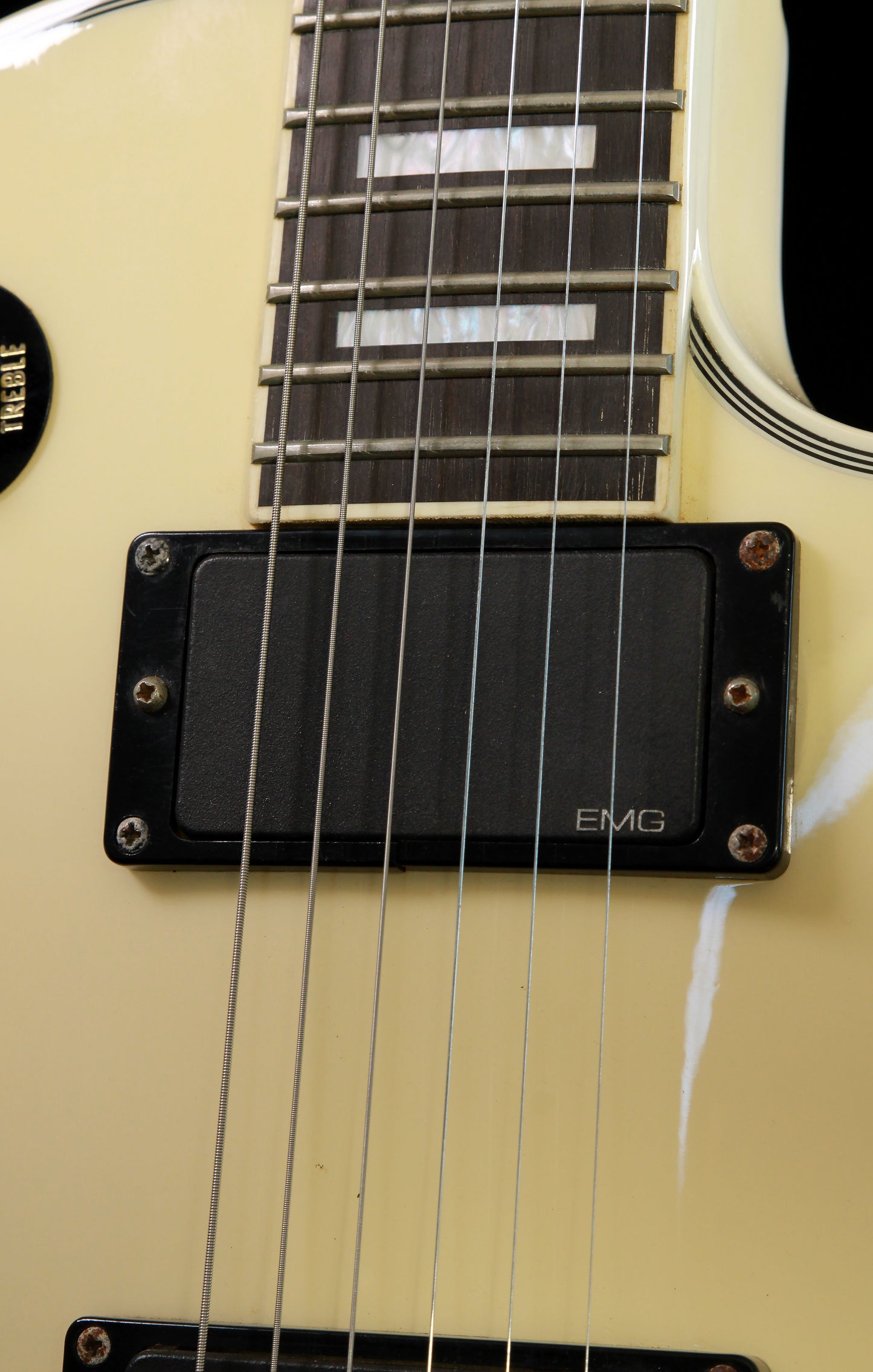 Edwards by ESP E-LP-92 CD Antique White EMGs James Hetfield