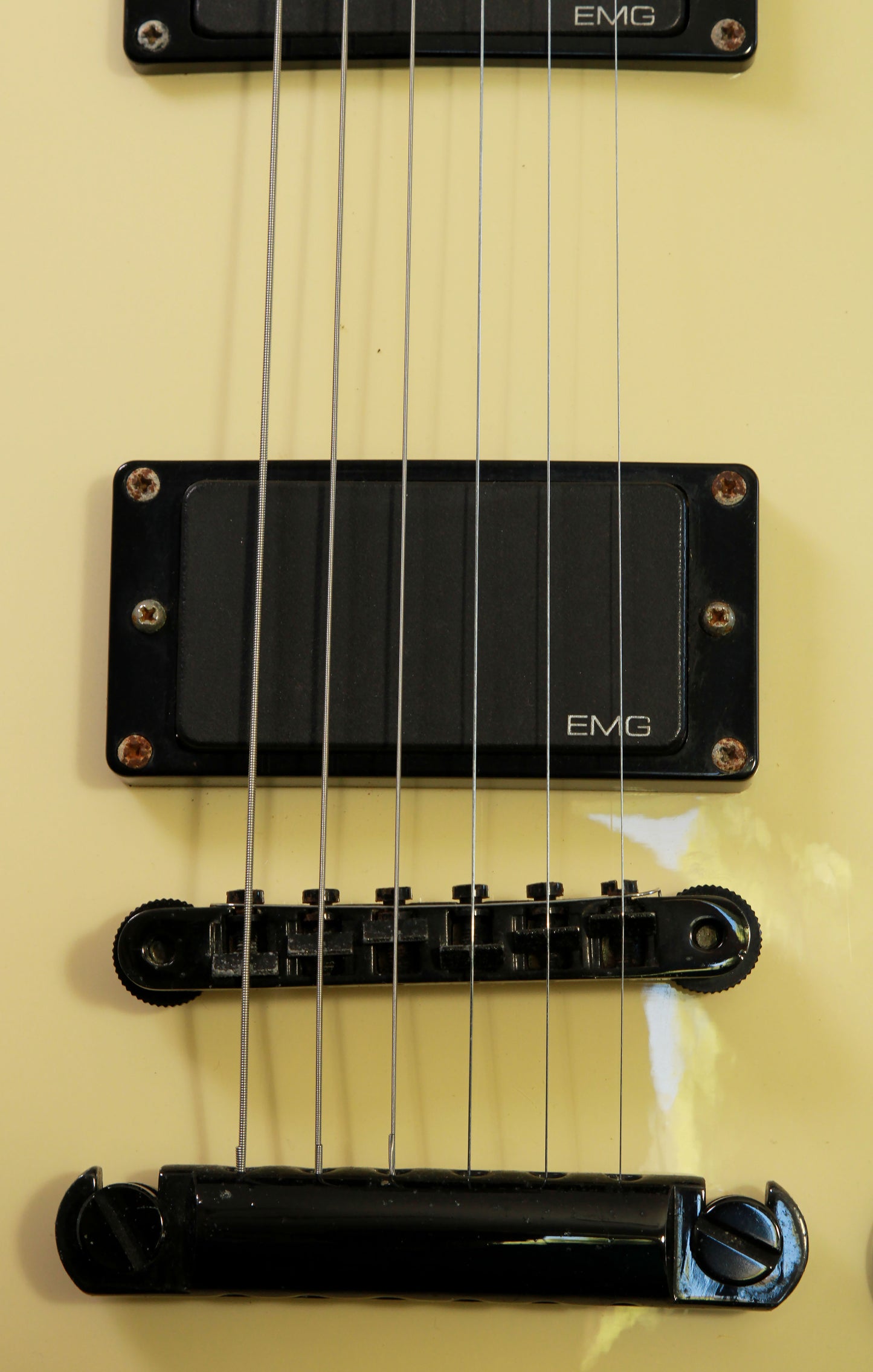 Edwards by ESP E-LP-92 CD Antique White EMGs James Hetfield