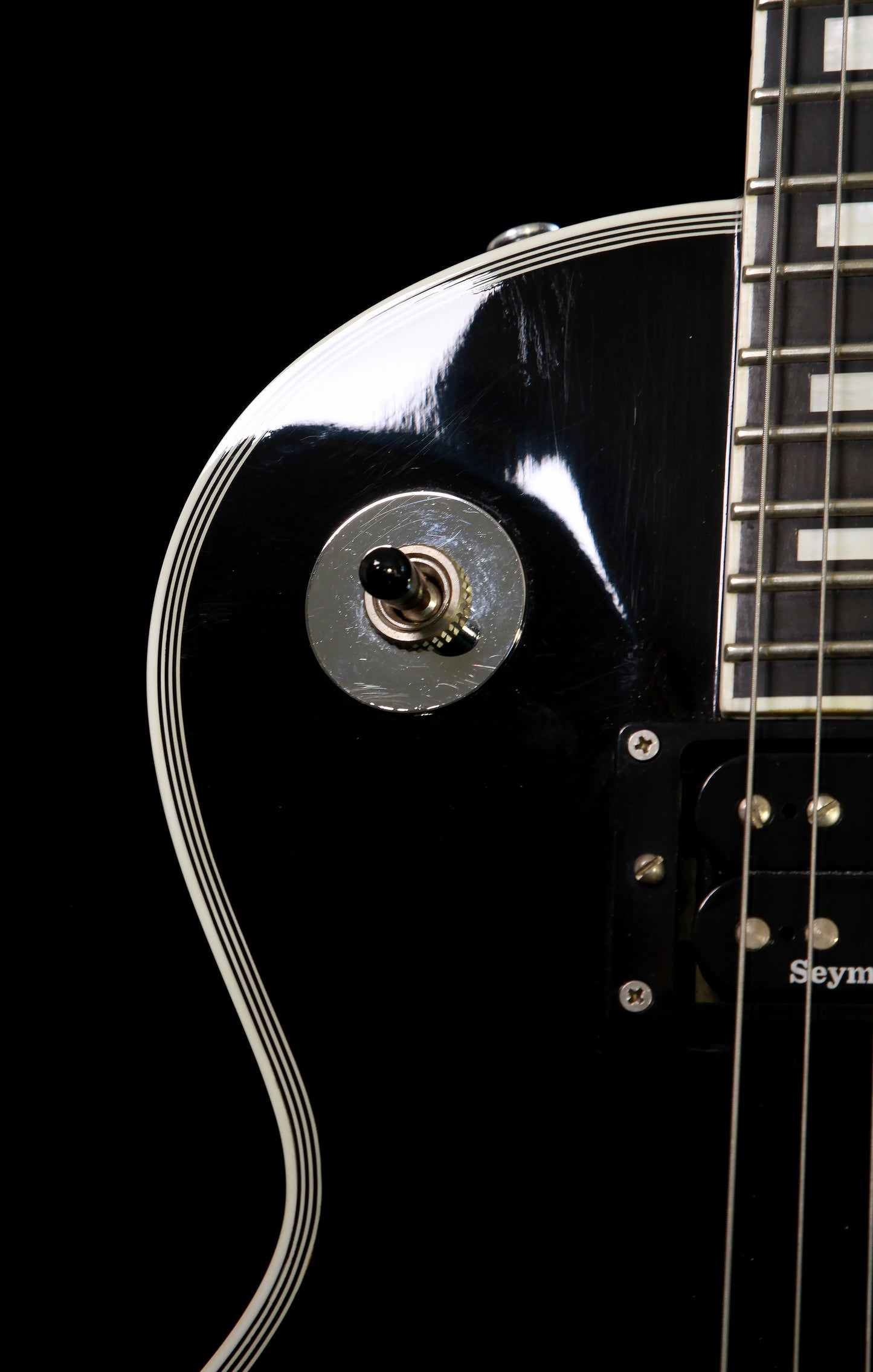 Edwards by ESP E-LP-130CD JS John Sykes Ebony Seymour Duncan