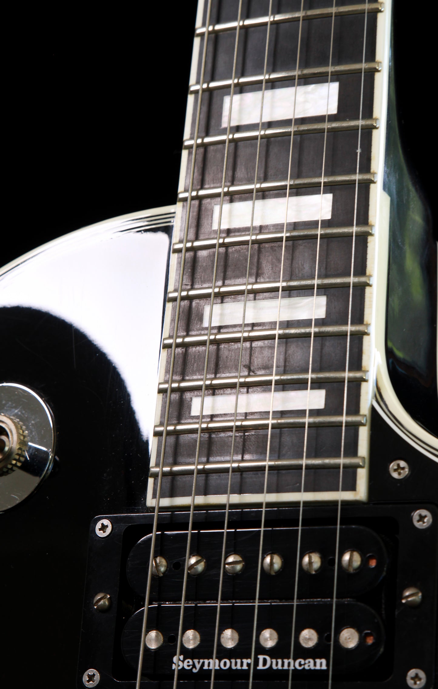 Edwards by ESP E-LP-130CD JS John Sykes Ebony Seymour Duncan