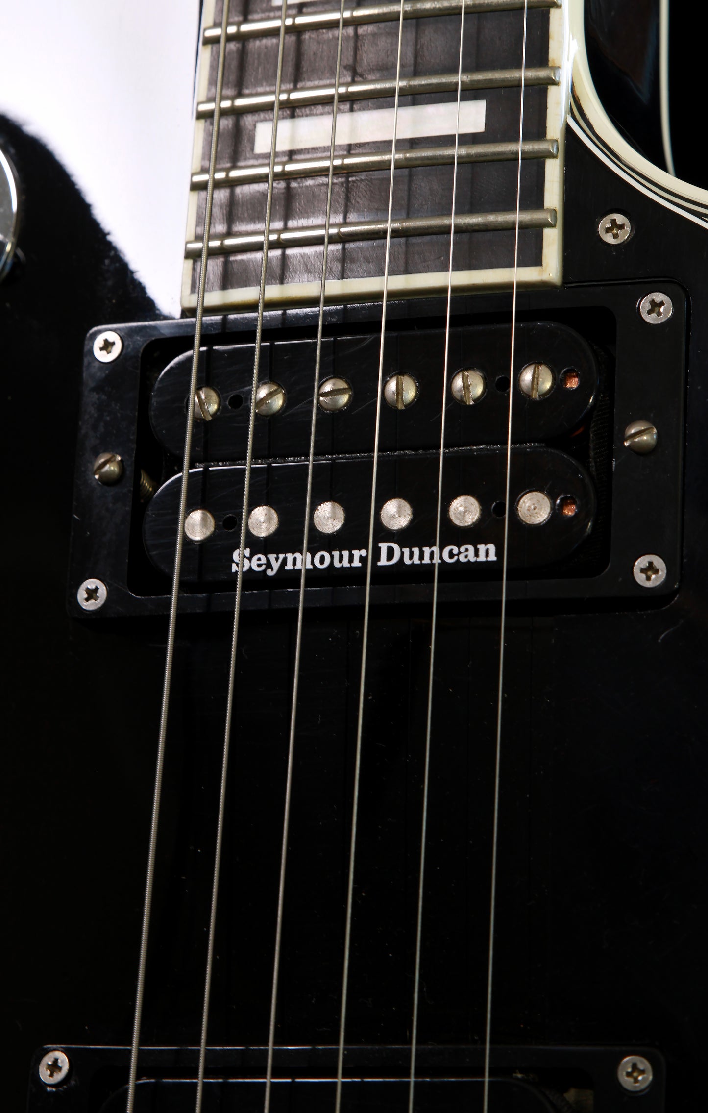 Edwards by ESP E-LP-130CD JS John Sykes Ebony Seymour Duncan
