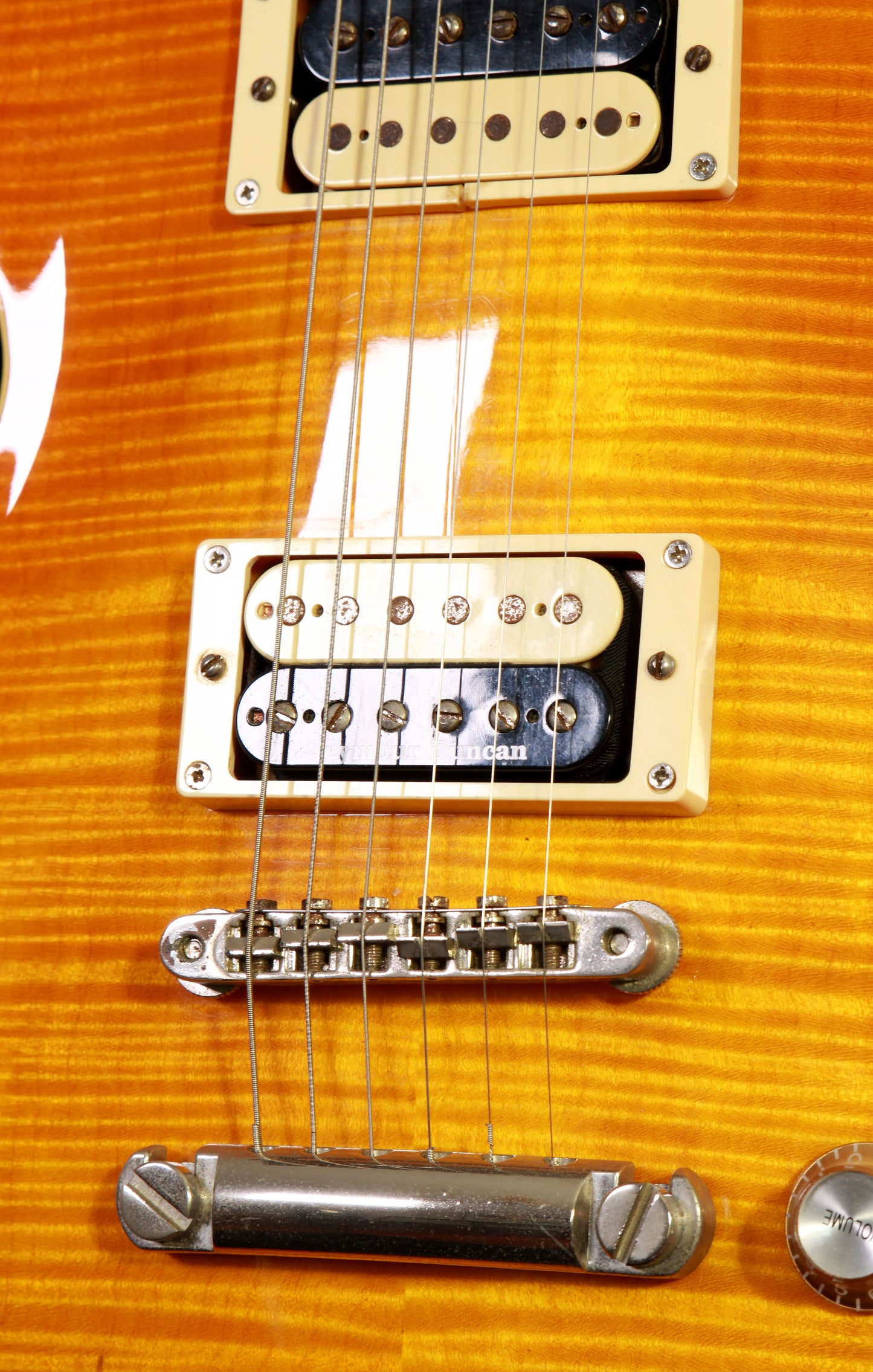 Edwards by ESP E-LPS Flame Vintage Honey Sunburst Flame Top