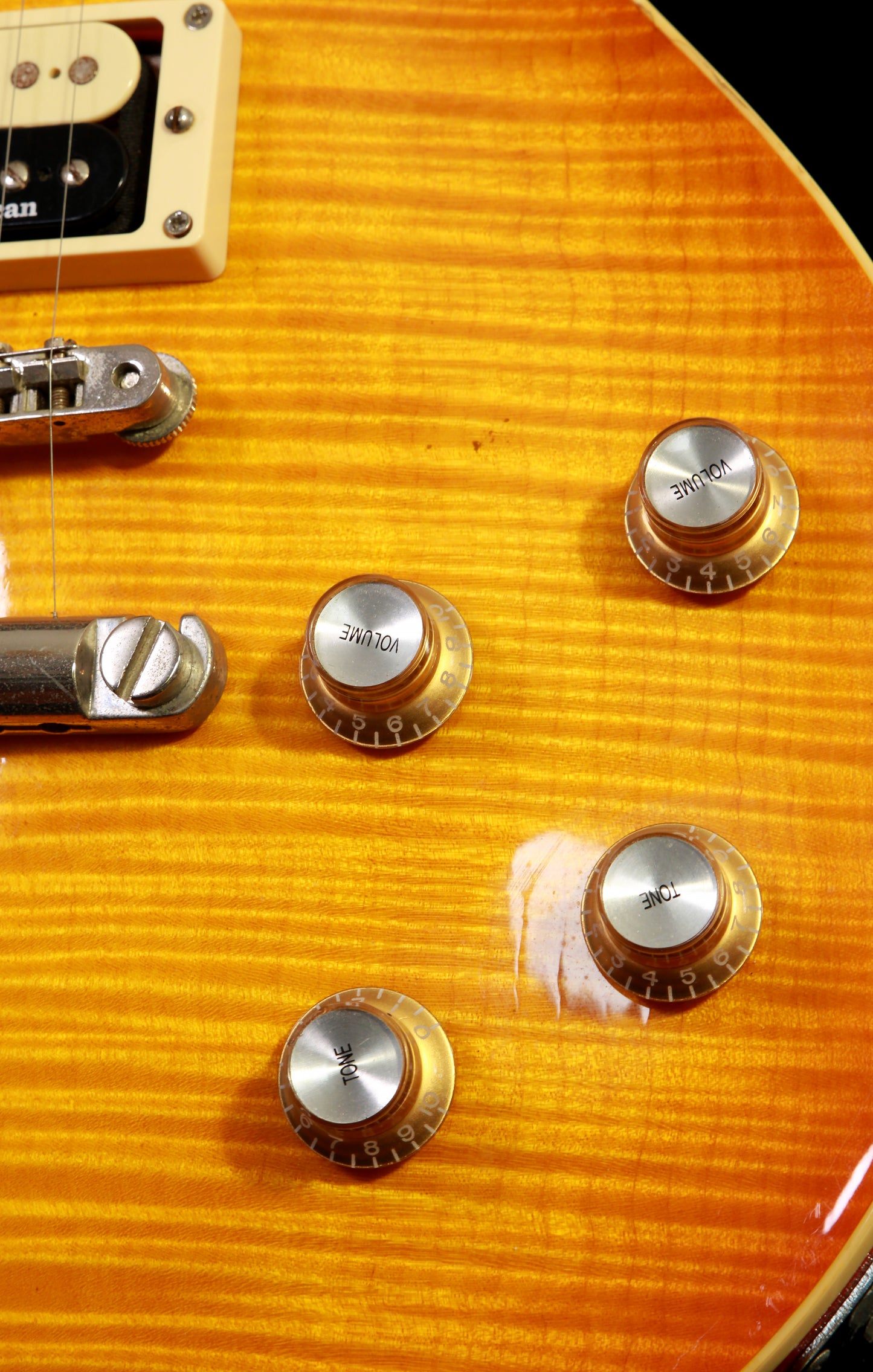 Edwards by ESP E-LPS Flame Vintage Honey Sunburst Flame Top