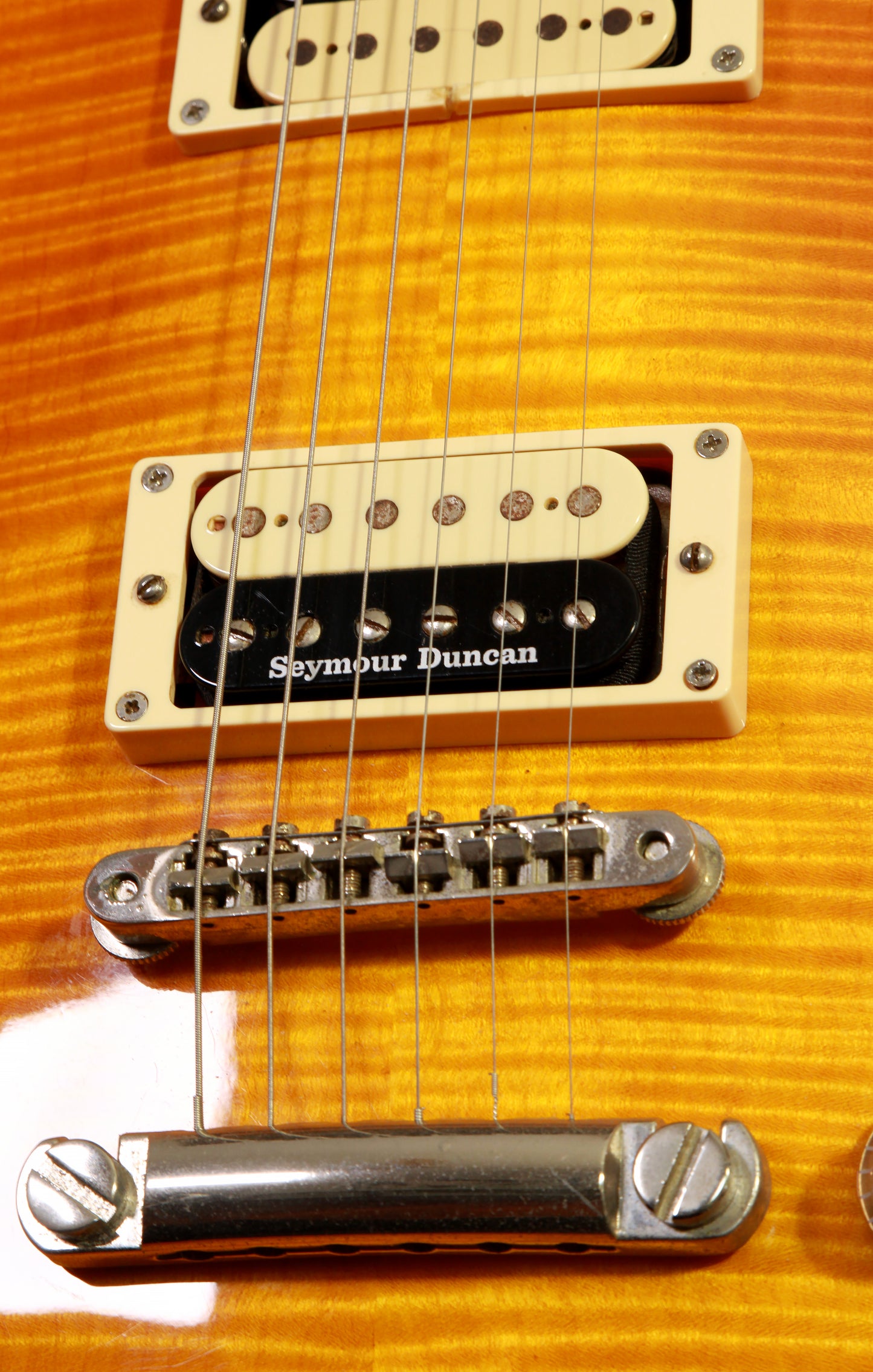 Edwards by ESP E-LPS Flame Vintage Honey Sunburst Flame Top