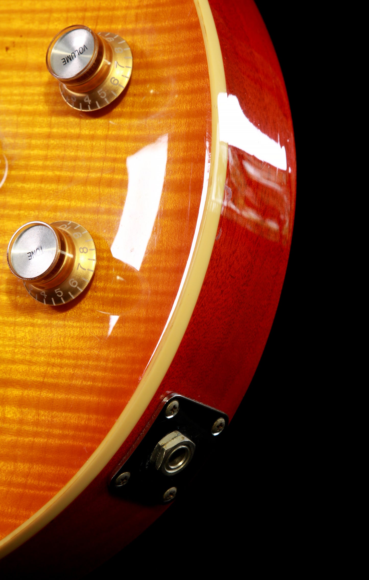 Edwards by ESP E-LPS Flame Vintage Honey Sunburst Flame Top