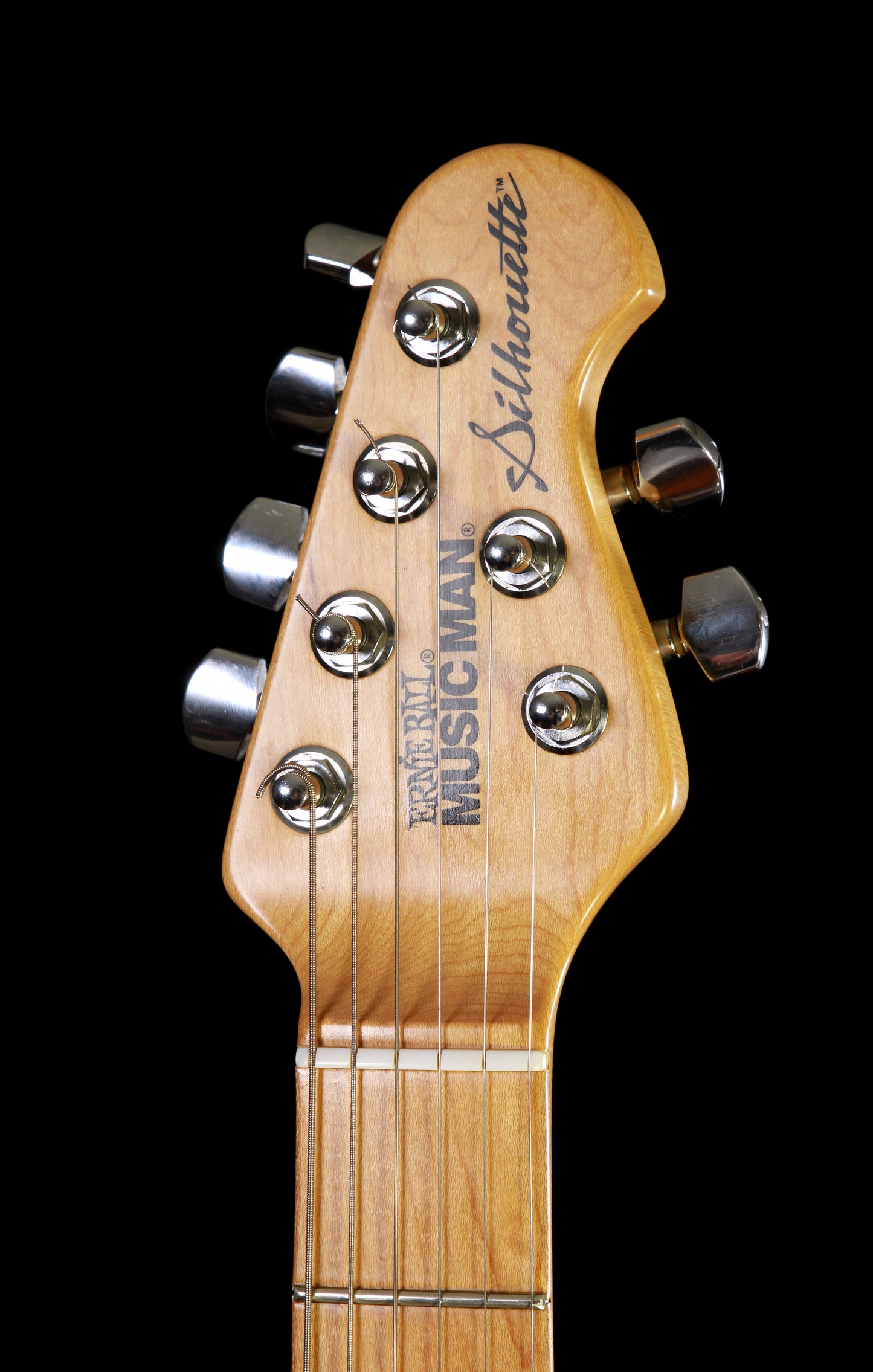 Ernie Ball Music Man Silhouette Transparent White / Blonde / Maple