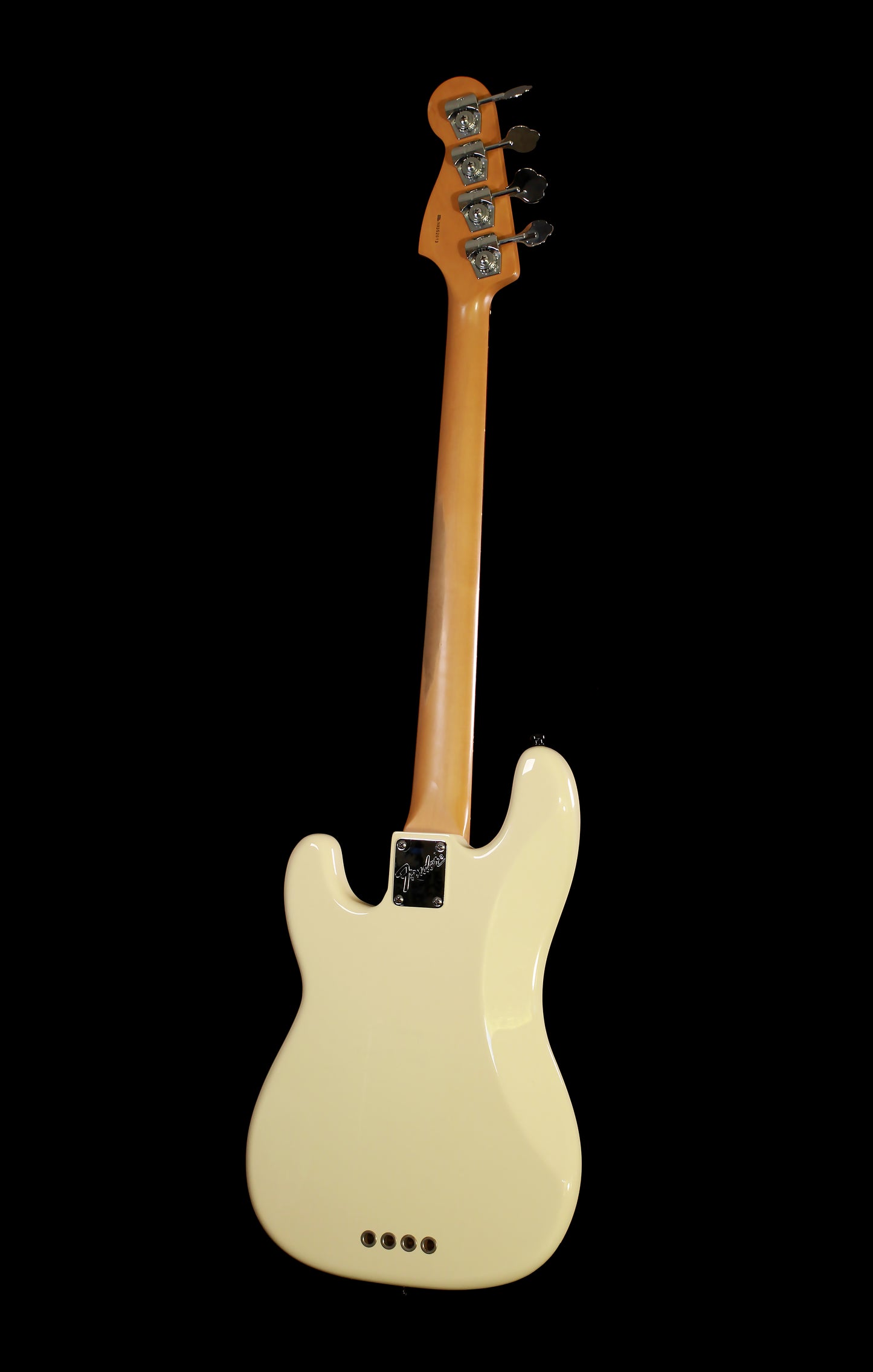 Fender USA Precision Bass Olympic White Gold Guard 1998