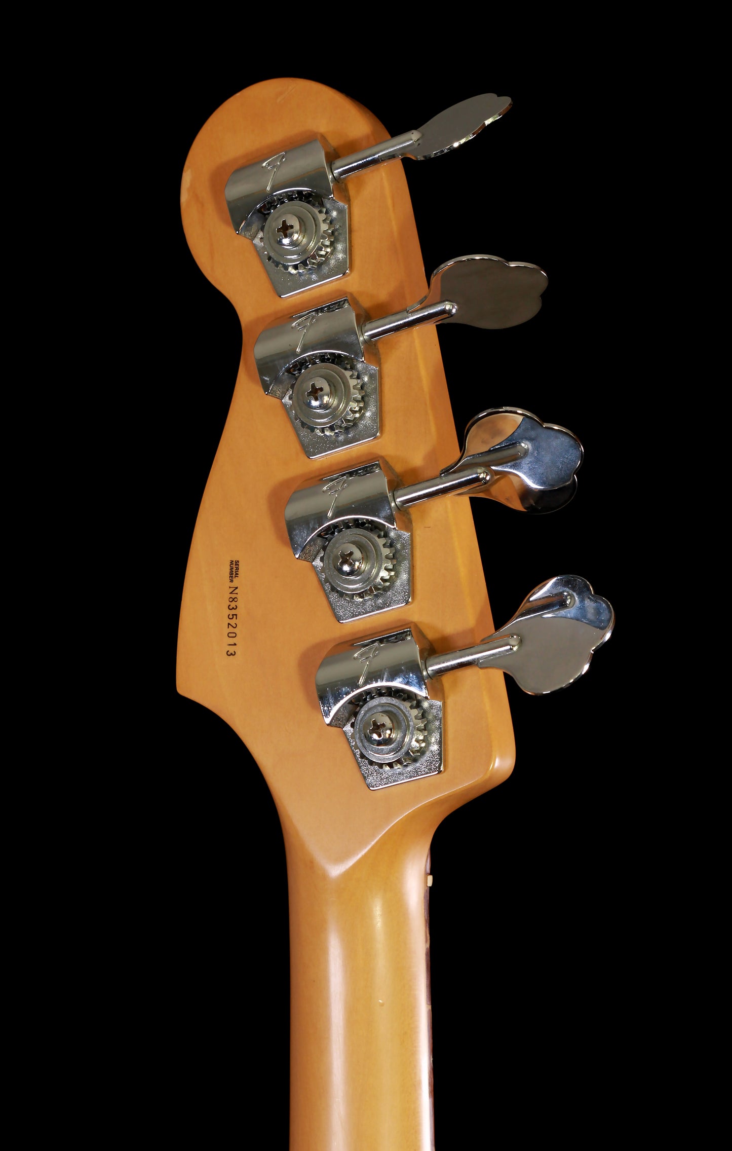Fender USA Precision Bass Olympic White Gold Guard 1998