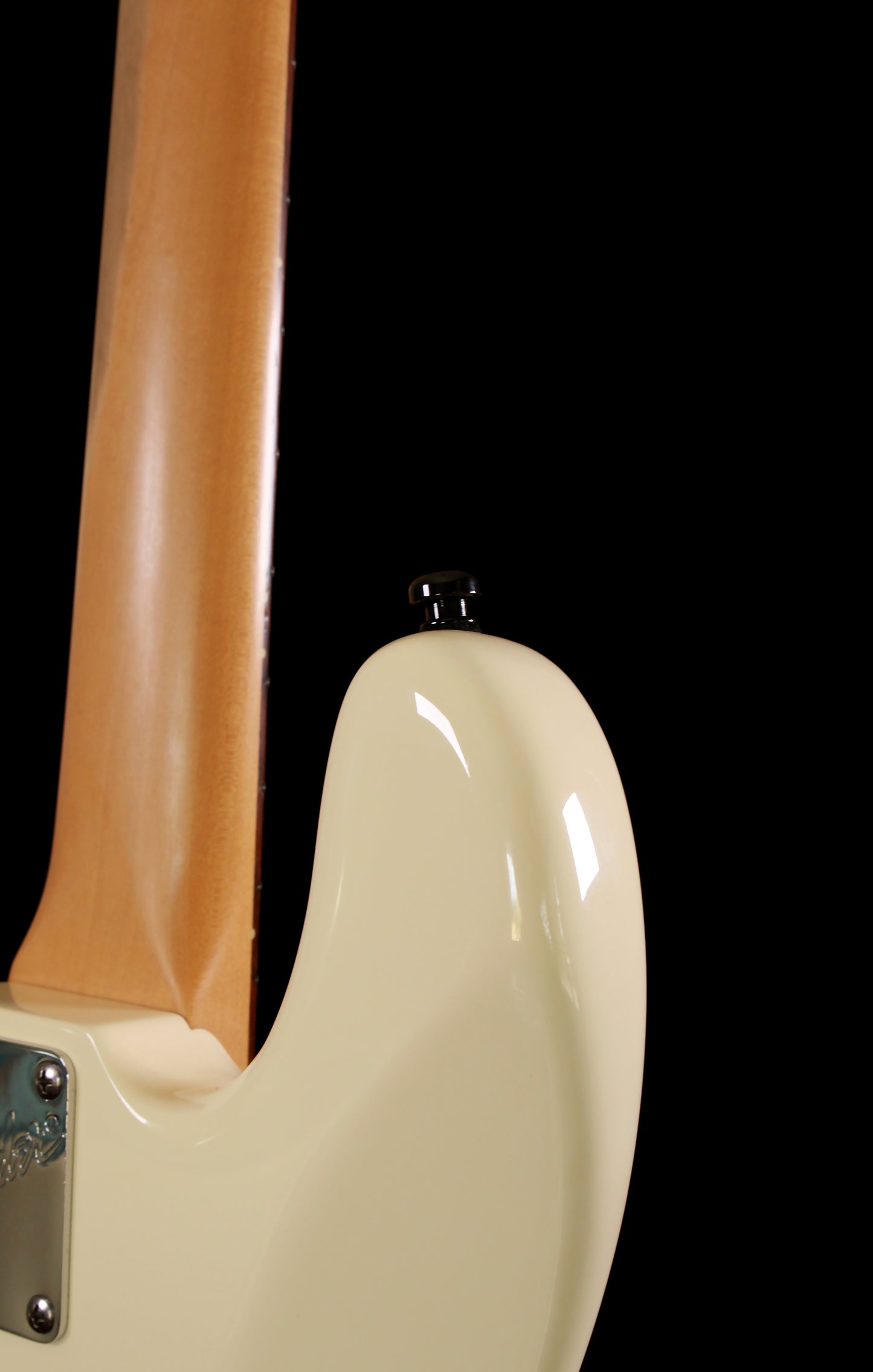 Fender USA Precision Bass Olympic White Gold Guard 1998
