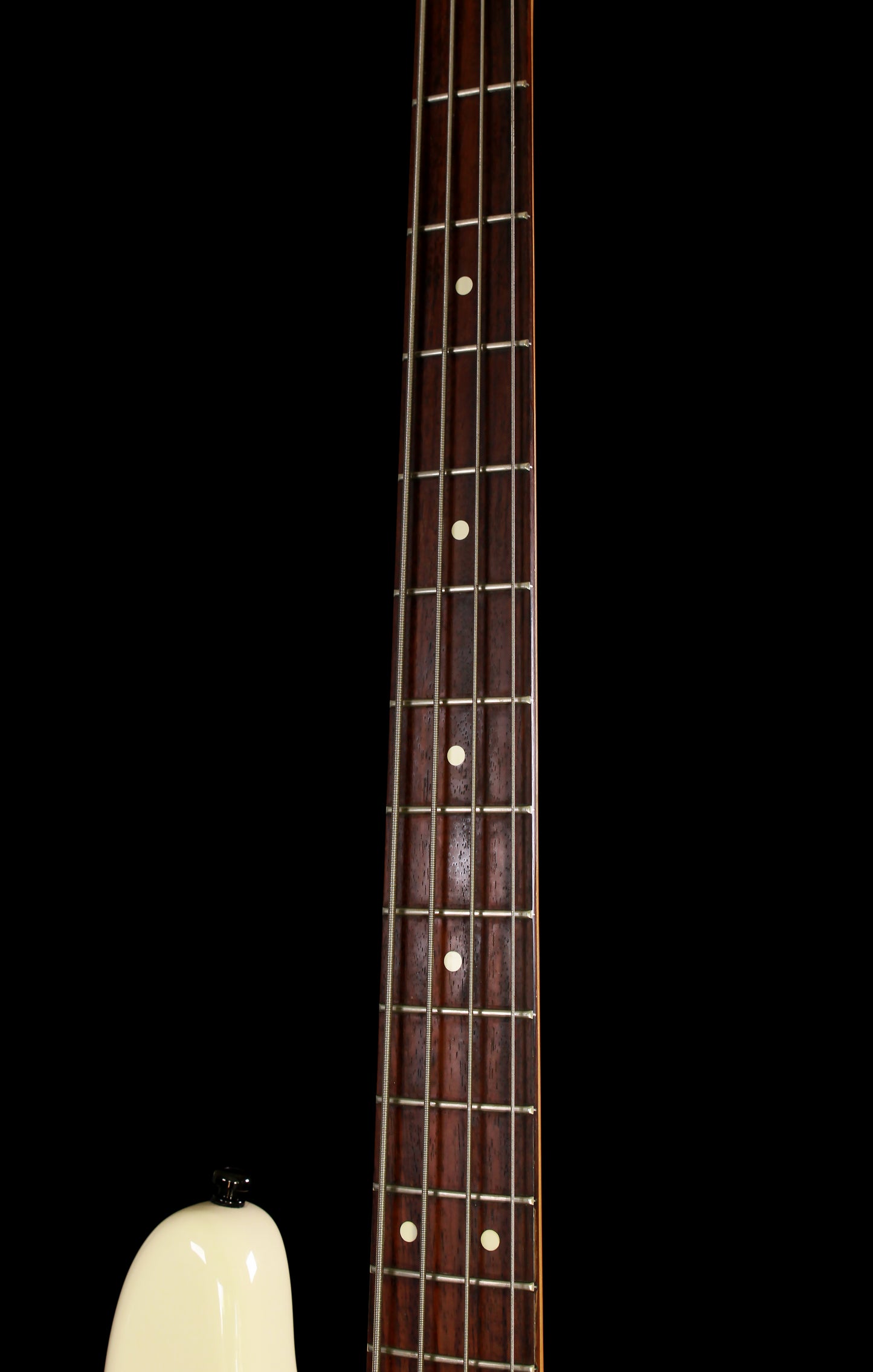 Fender USA Precision Bass Olympic White Gold Guard 1998