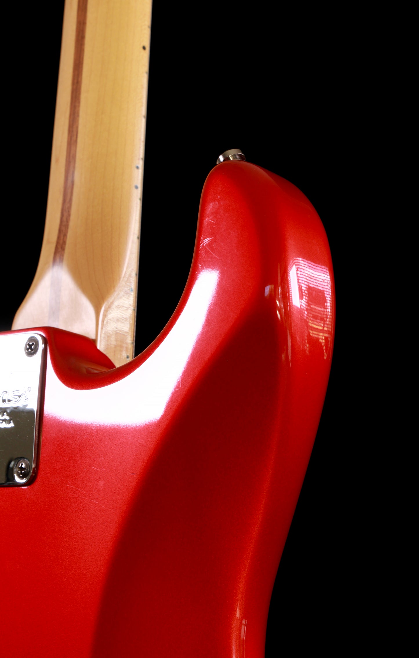 Fender USA Deluxe Stratocaster Candy Tangerine 2001 with EMG SA/SPC/EXG Upgrade