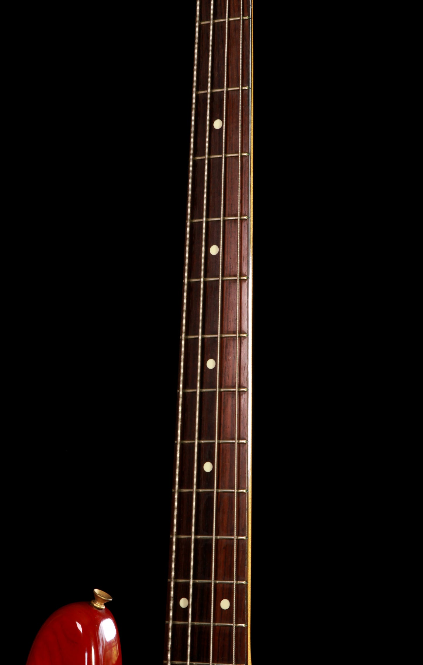 Fender Japan JBD-62-75 Jazz Bass Transparent Red Gold Hardware E Series 1984-1987