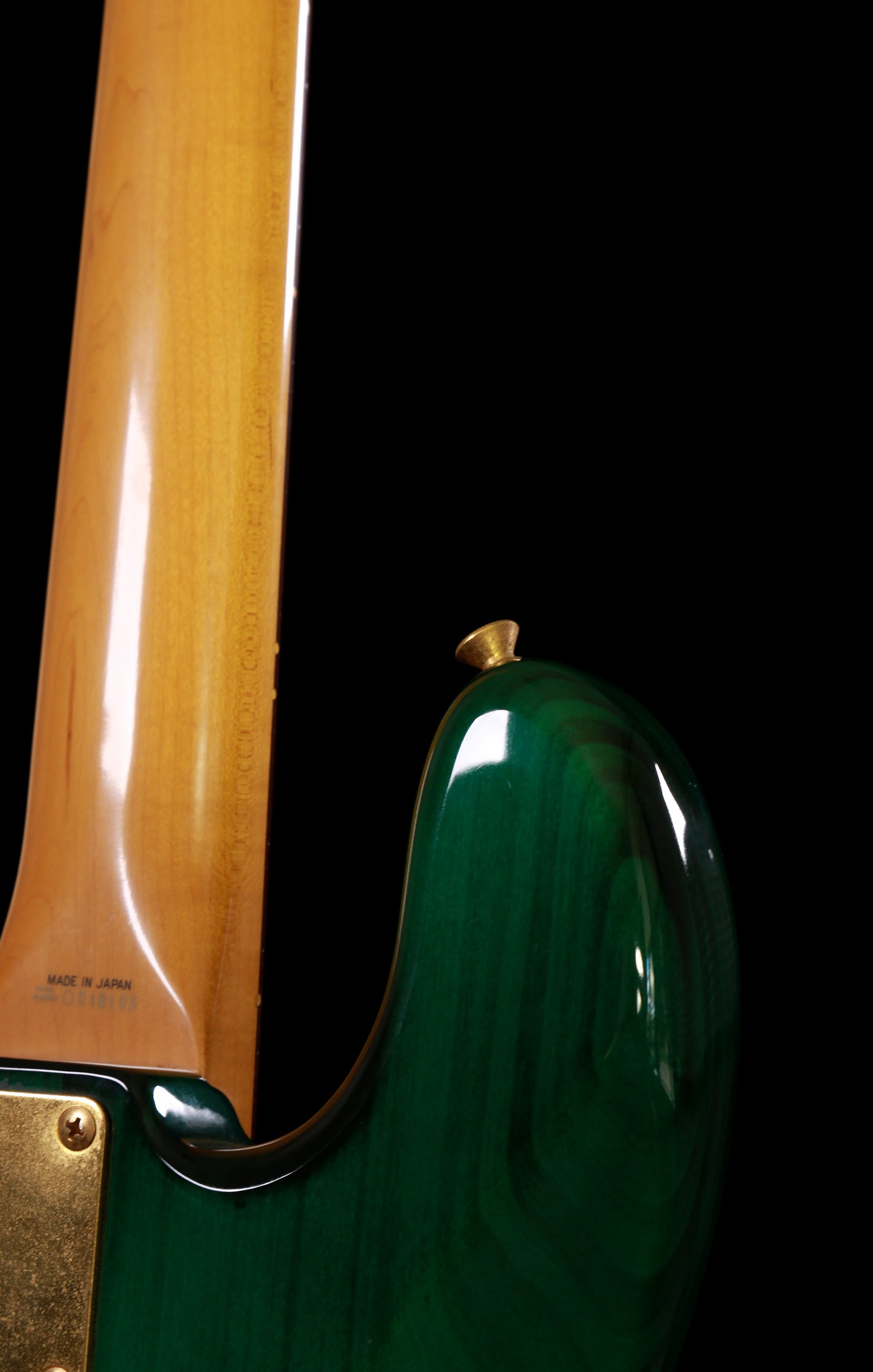 Fender Japan Jazz Bass ‘62 Reissue JB62 Transparent Green with Gold Hardware