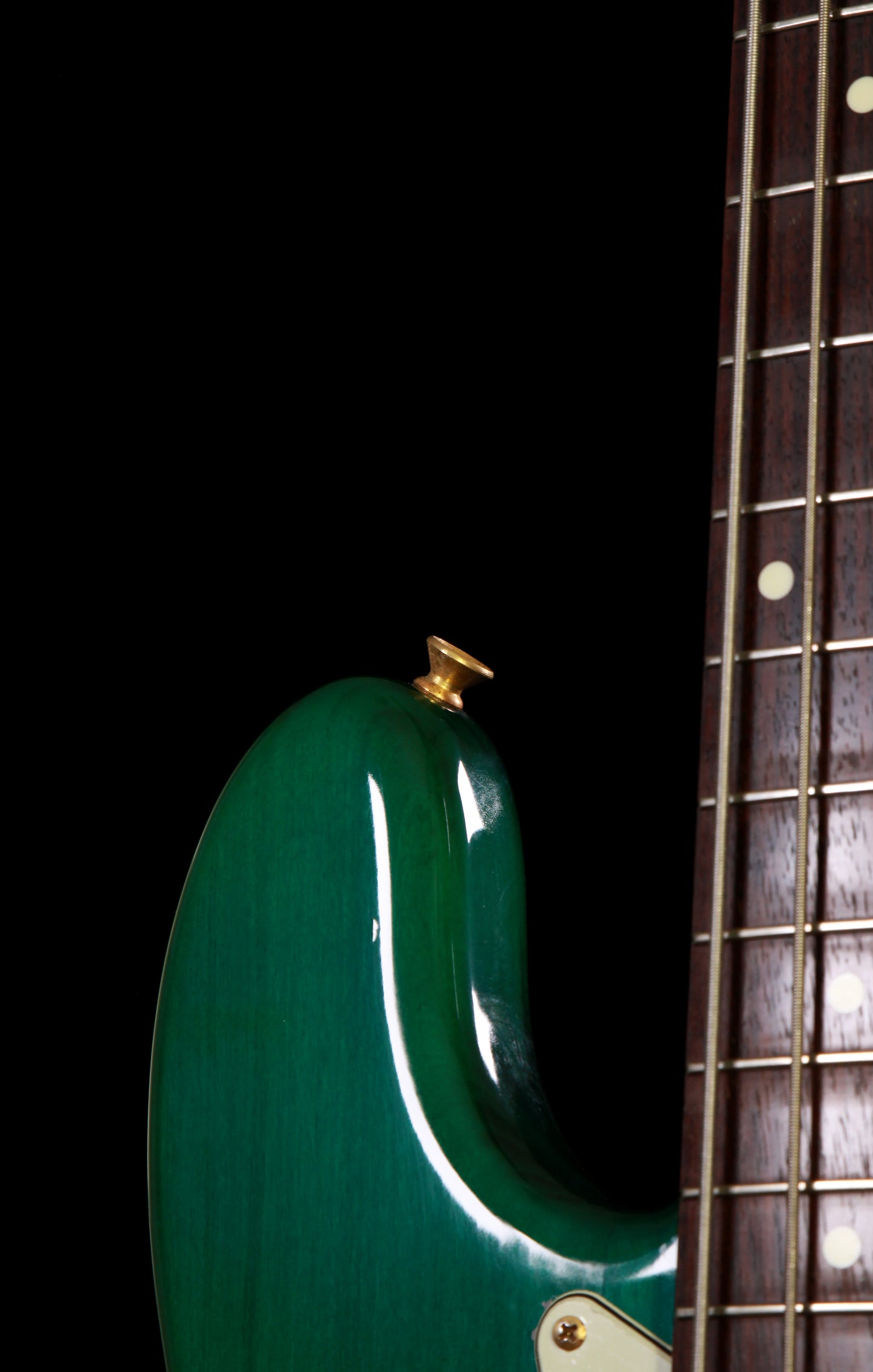 Fender Japan Jazz Bass ‘62 Reissue JB62 Transparent Green with Gold Hardware