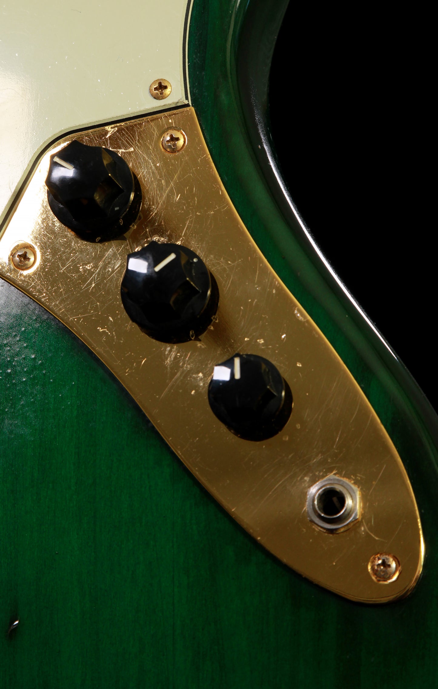 Fender Japan Jazz Bass ‘62 Reissue JB62 Transparent Green with Gold Hardware