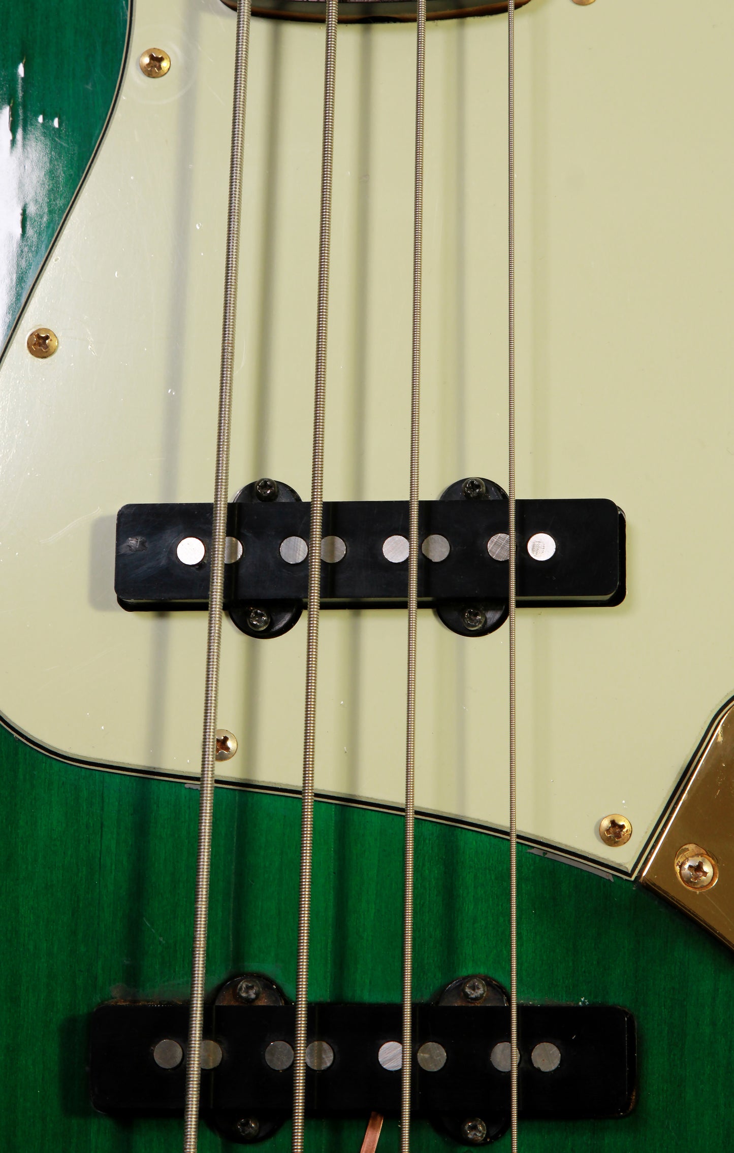 Fender Japan Jazz Bass ‘62 Reissue JB62 Transparent Green with Gold Hardware