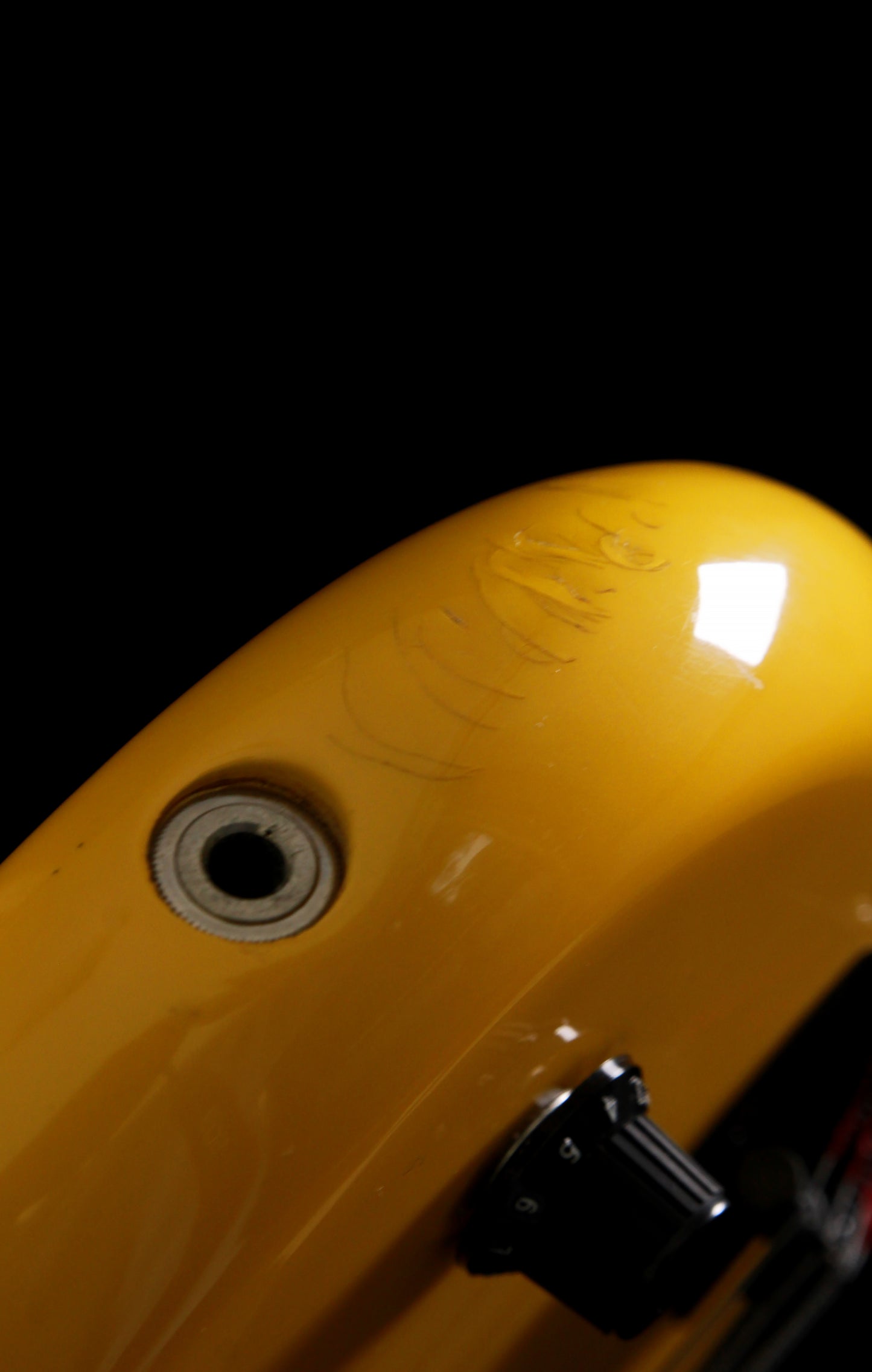 Fender Japan Precision Bass PB-551 Decal Yellow Fujigen