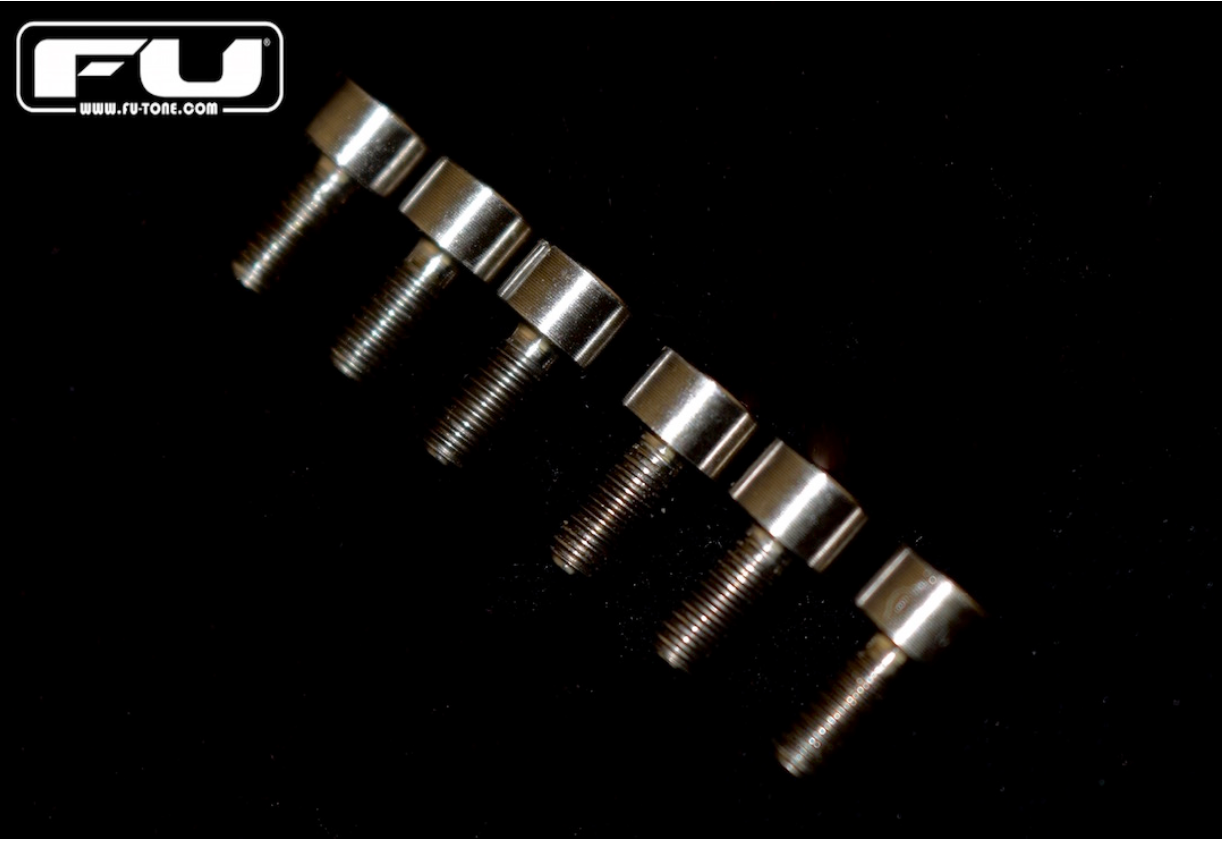 FU-Tone Titanium Saddle Mounting Screw Set (6)