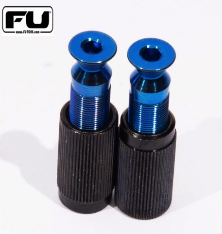 FU-Tone Titanium Bridge Posts - Blue