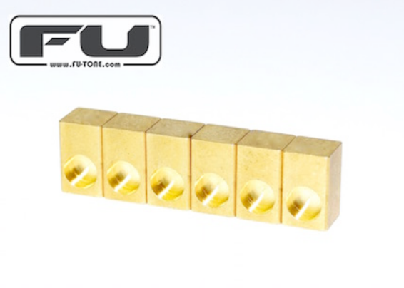 FU-Tone Naval Brass Saddle Insert Set (6) - Brass