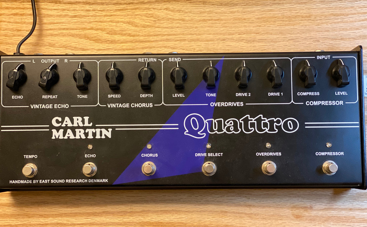 Carl Martin Quattro (Compressor, Overdrive, Chorus, Delay)