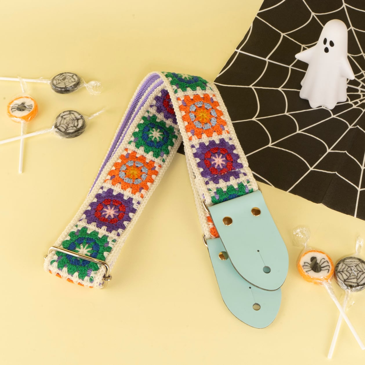 tsundrum_chan Crochet Guitar Strap Dark